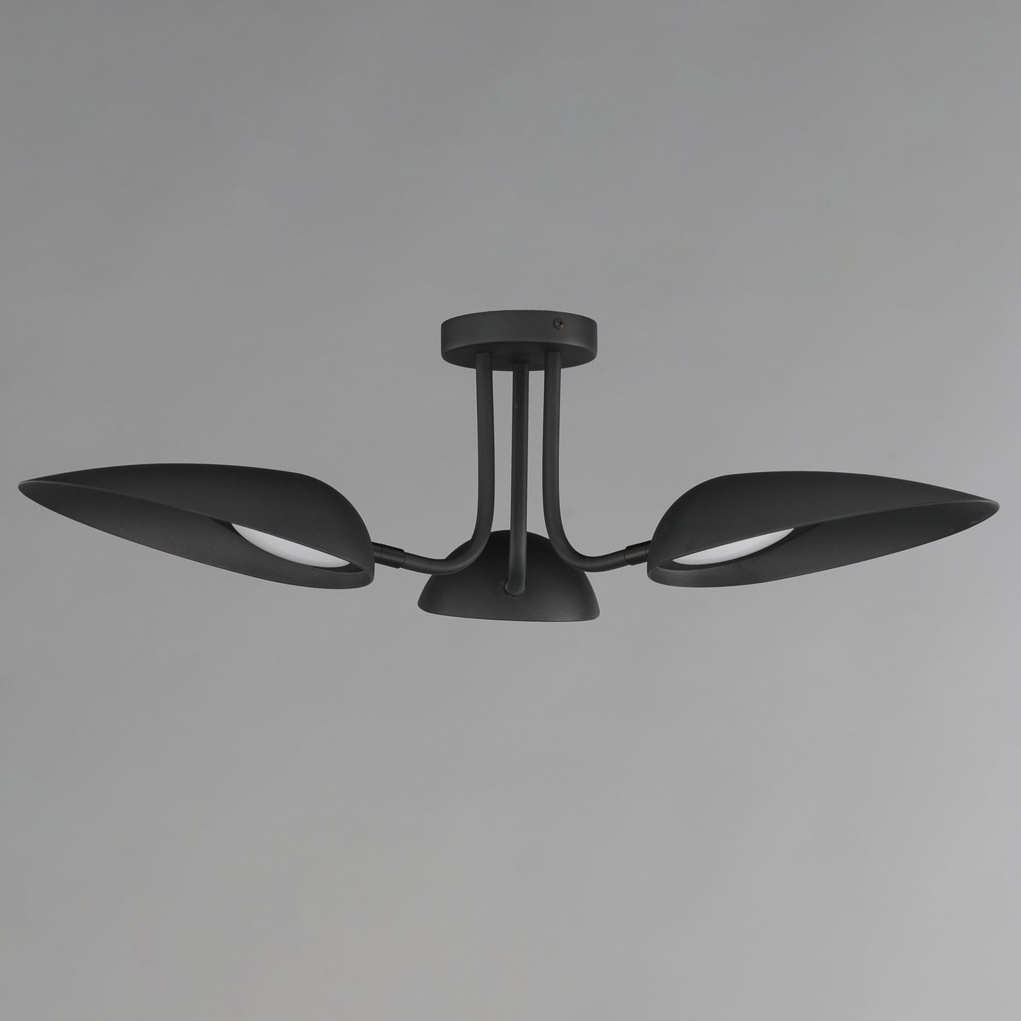 Marsh 3-Light LED Semi-Flush Mount Black by ET2