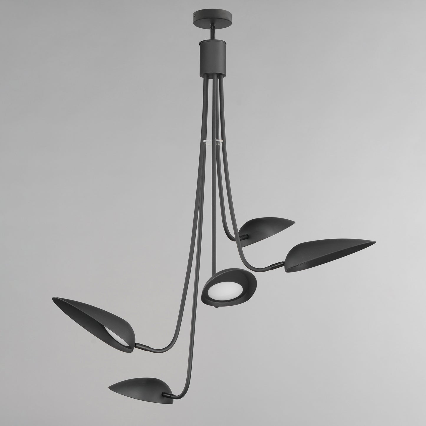 Marsh 5-Light LED Pendant Black by ET2