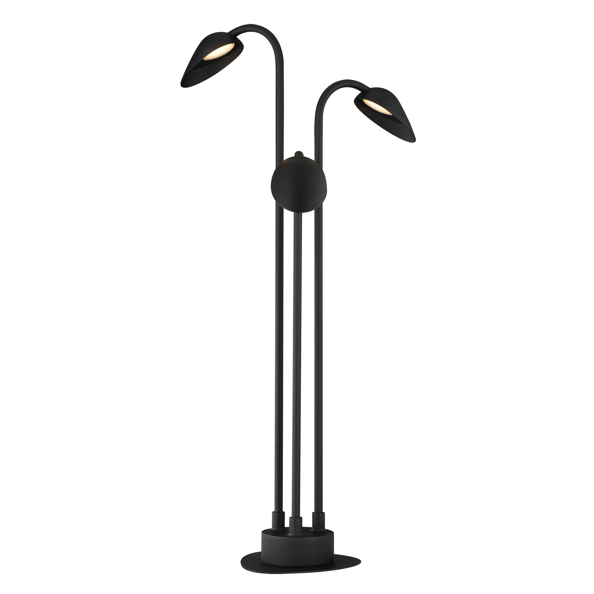 Marsh 12-24V 3-Light Garden LED Light Black by ET2