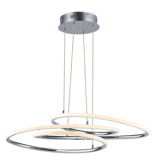Coaster LED Pendant Polished Chrome by ET2
