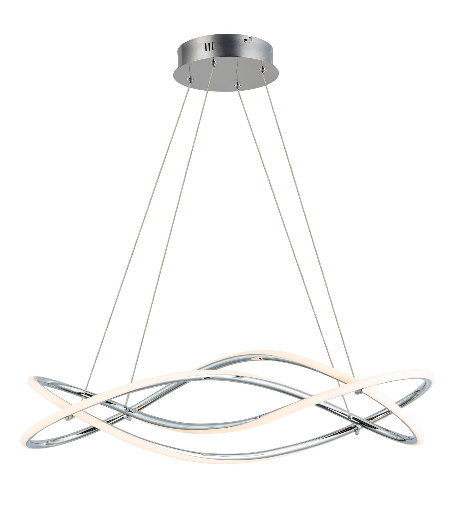 Coaster LED Pendant Polished Chrome by ET2