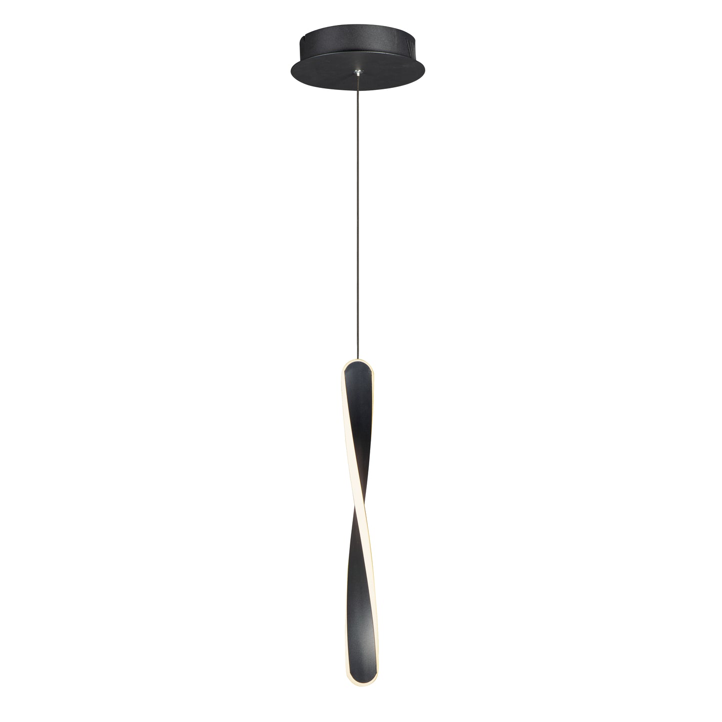 Pirouette LED Pendant Black by ET2