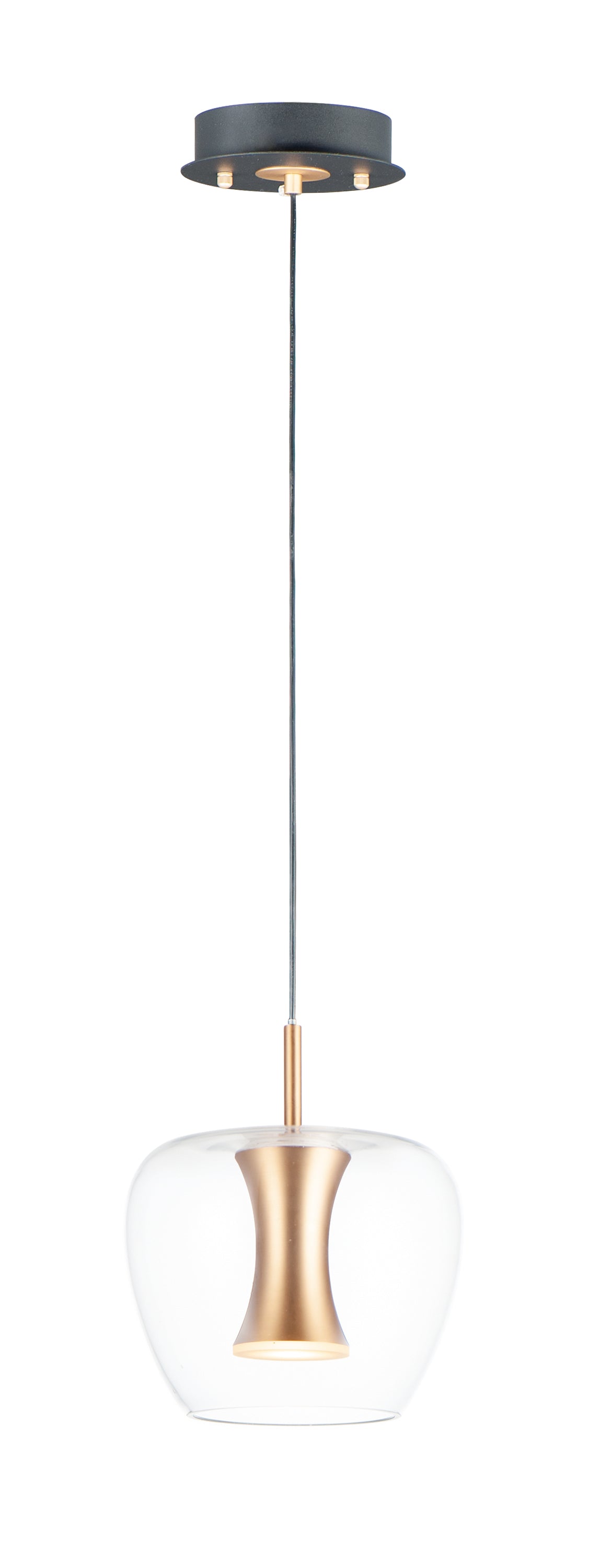 Newton LED Pendant Black/Gold by ET2