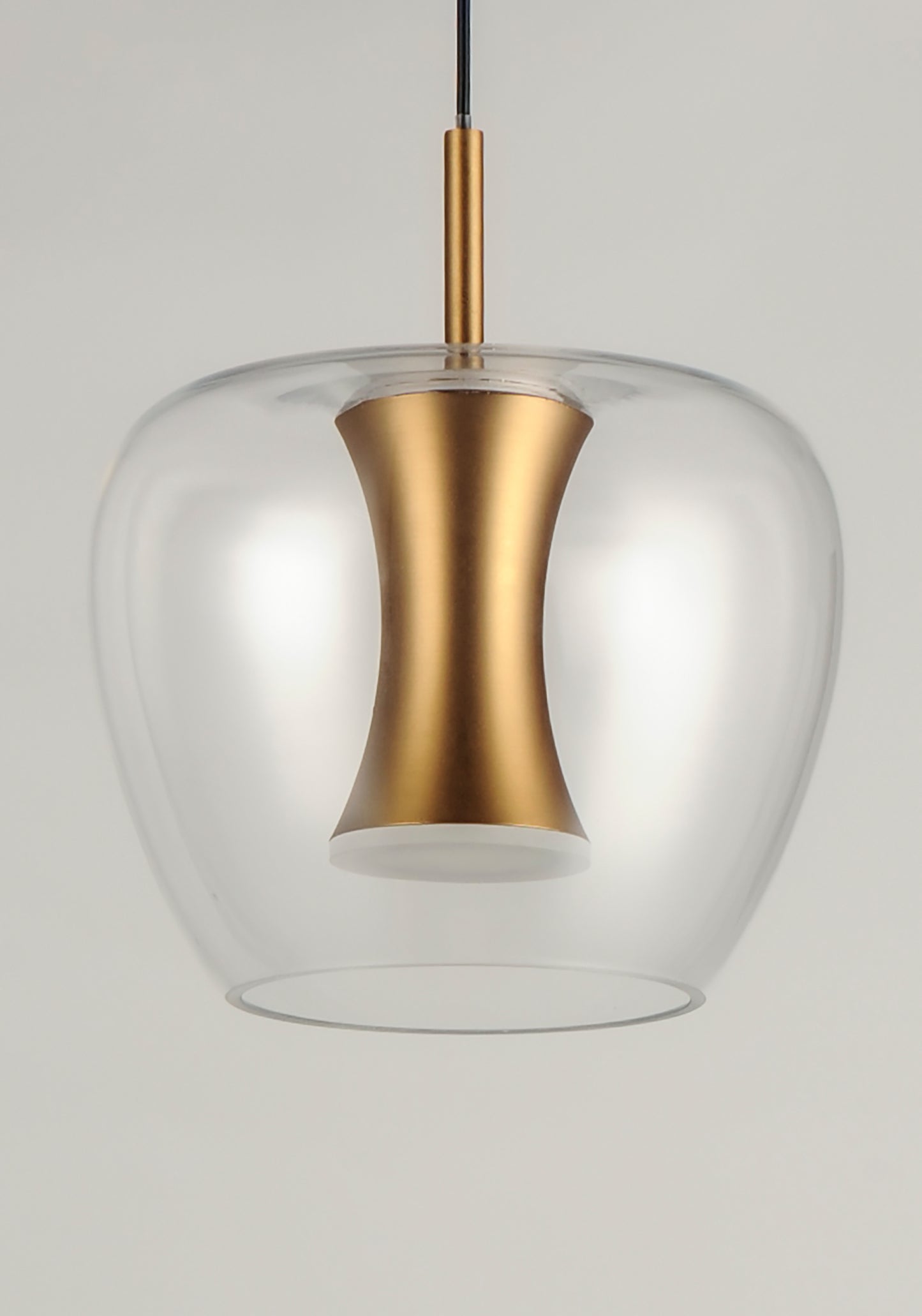 Newton LED Pendant Black/Gold by ET2