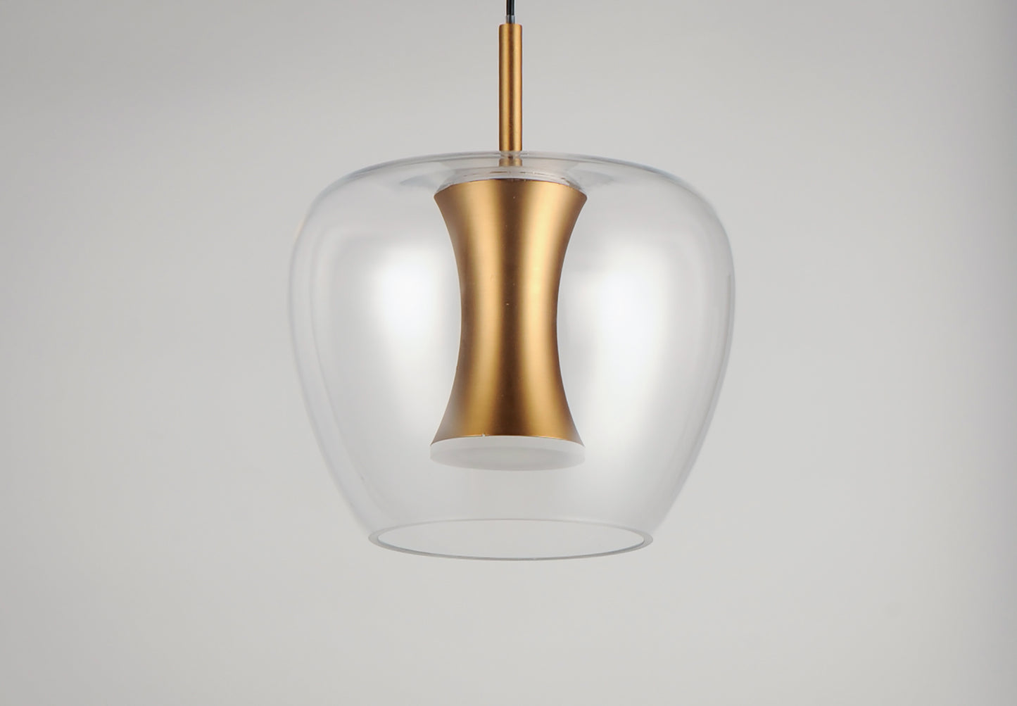 Newton LED Pendant Black/Gold by ET2
