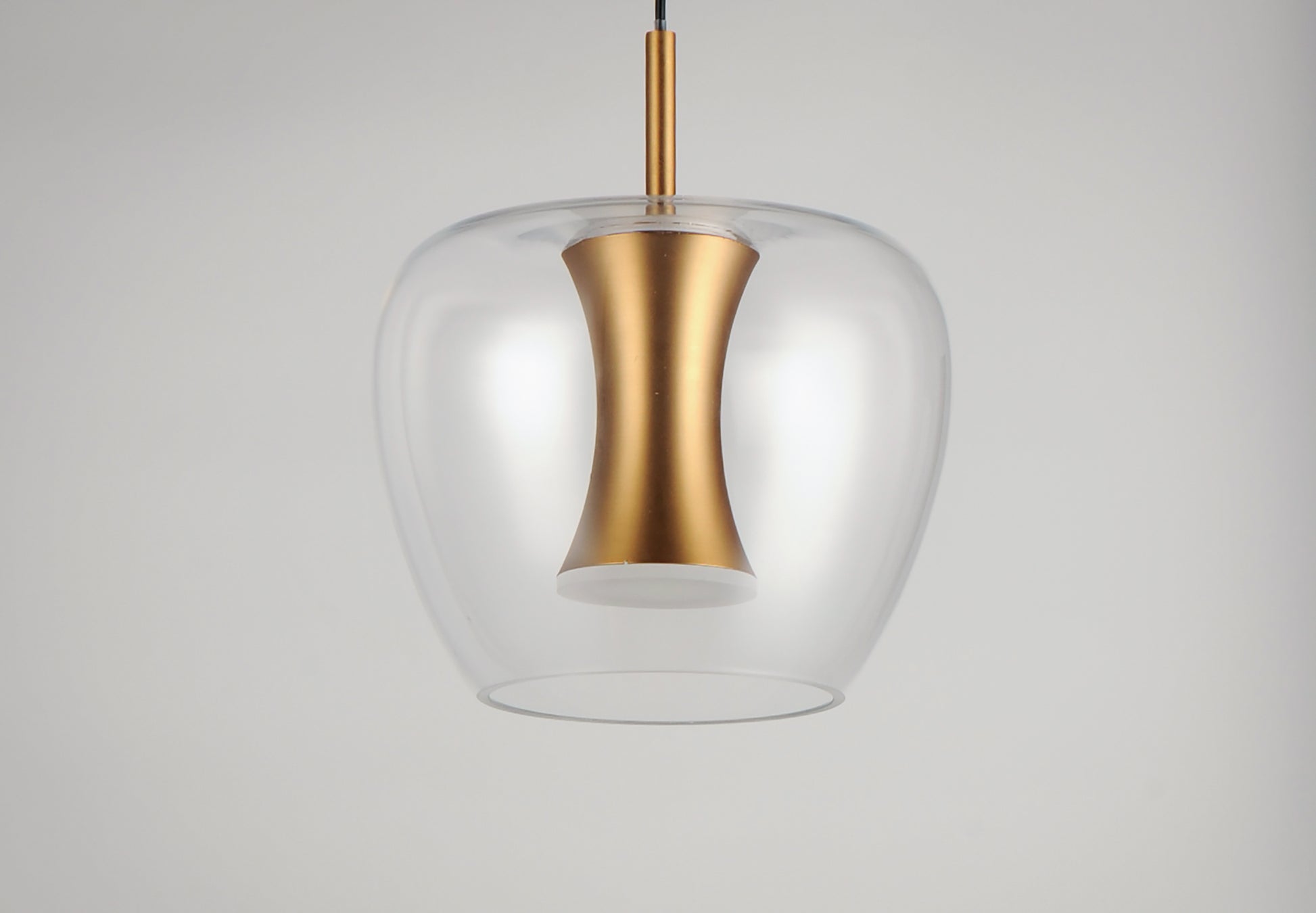 Newton LED Pendant Black/Gold by ET2