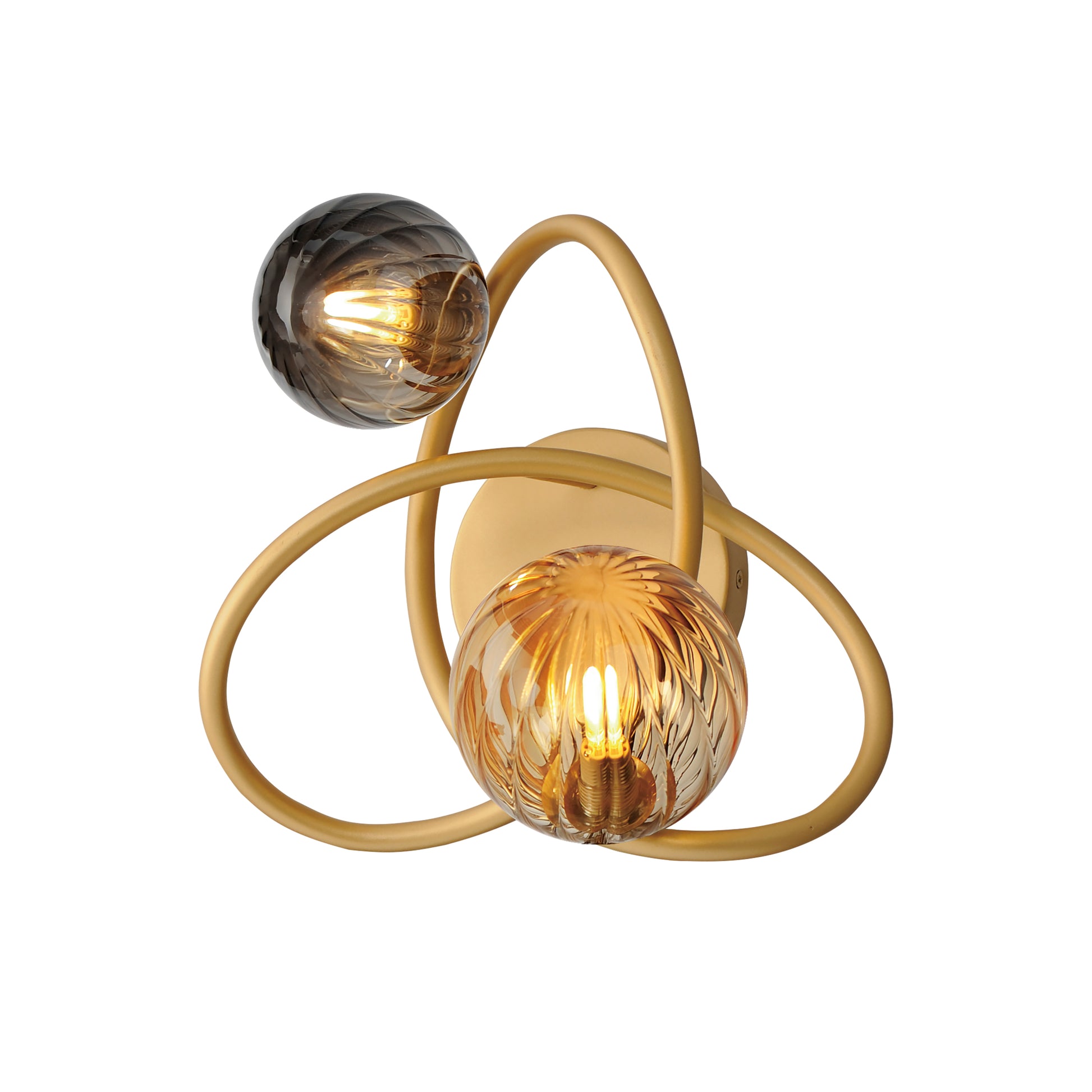 Planetary 2-Light LED Sconce Gold by ET2