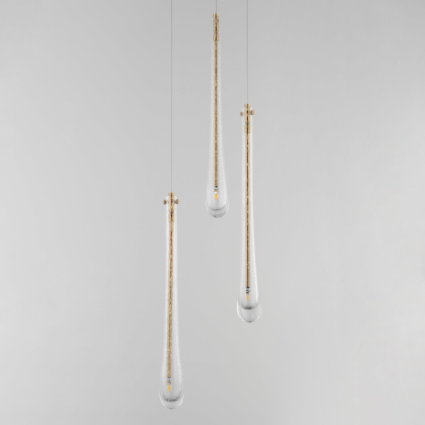 Stillo 3-Light LED Pendant Gold by ET2