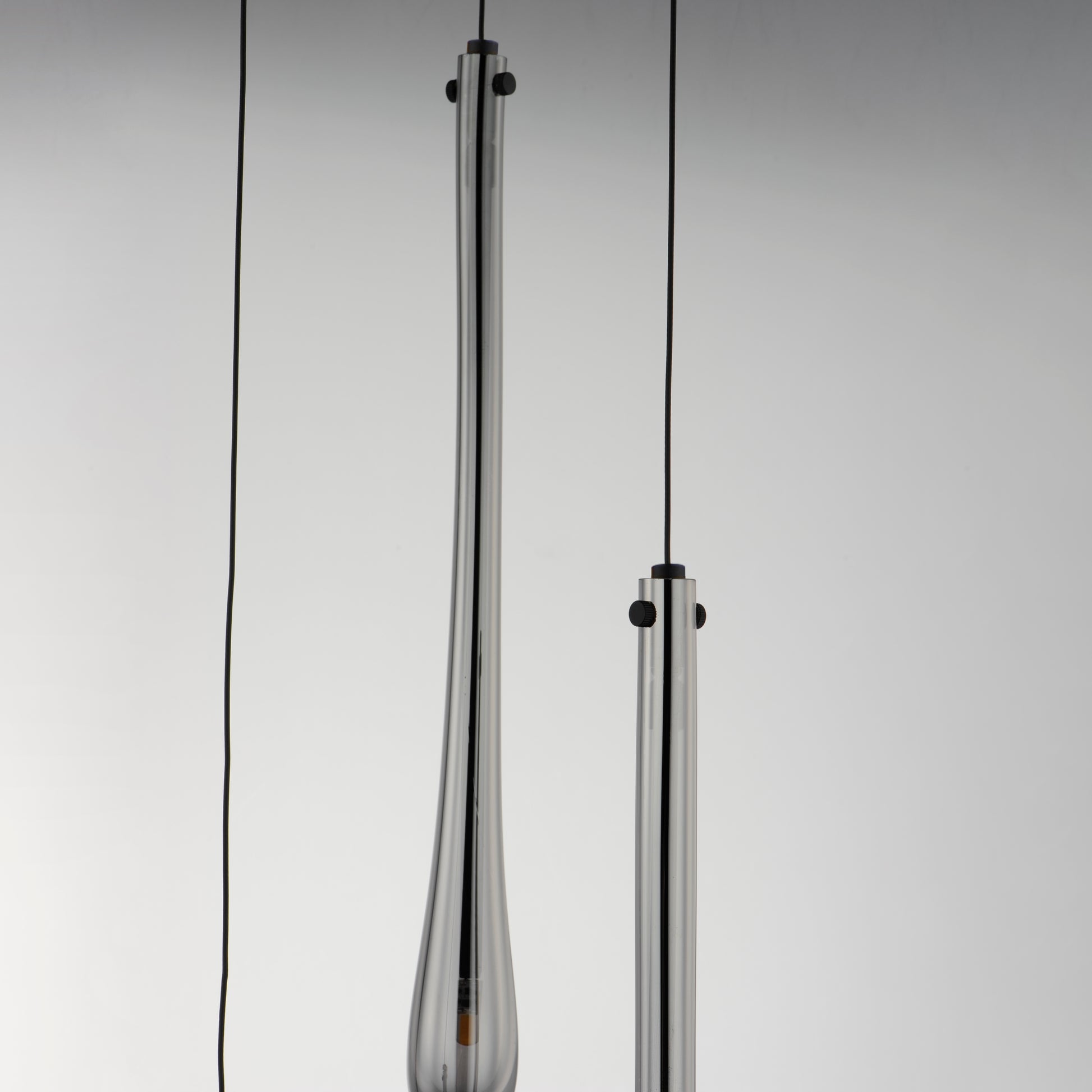 Stillo 3-Light LED Pendant Black by ET2