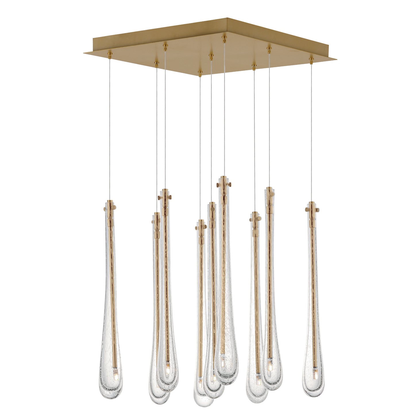Stillo 9-Light LED Pendant Gold by ET2