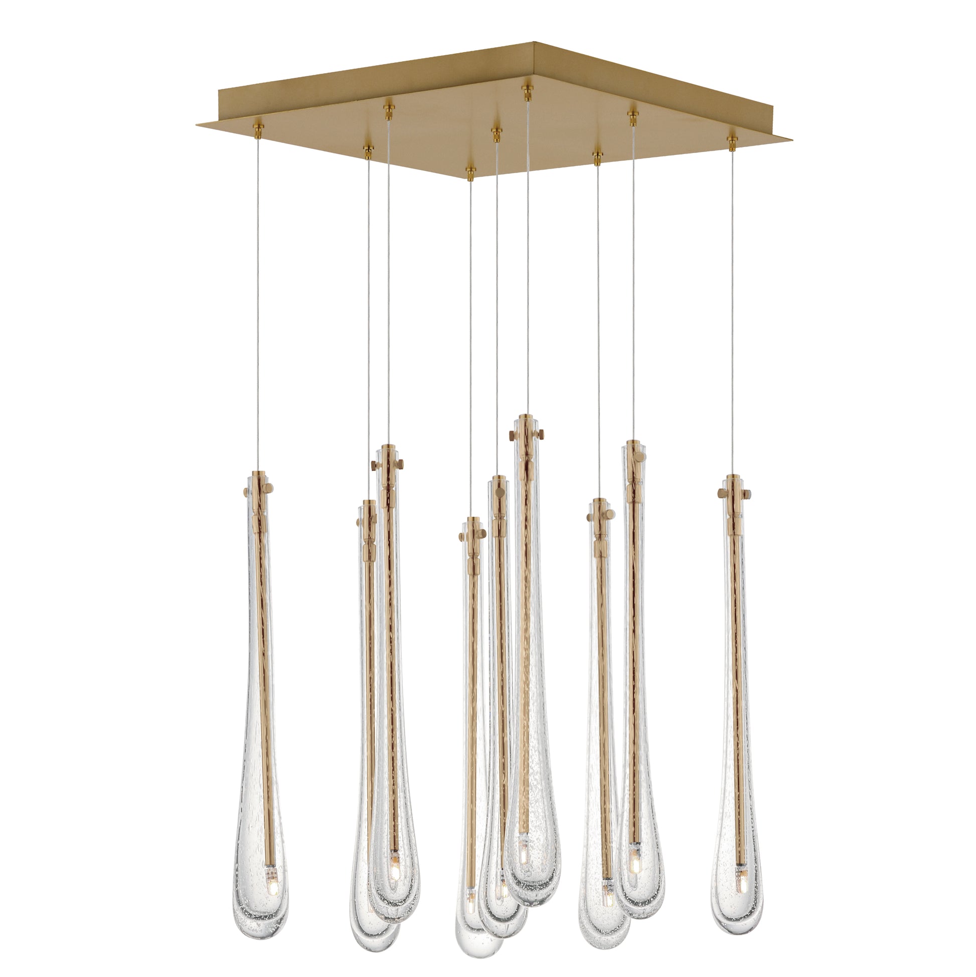 Stillo 9-Light LED Pendant Gold by ET2