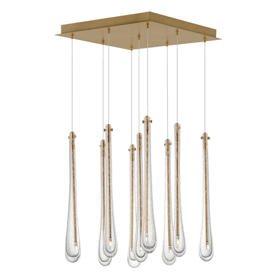 Stillo 9-Light LED Pendant Gold by ET2