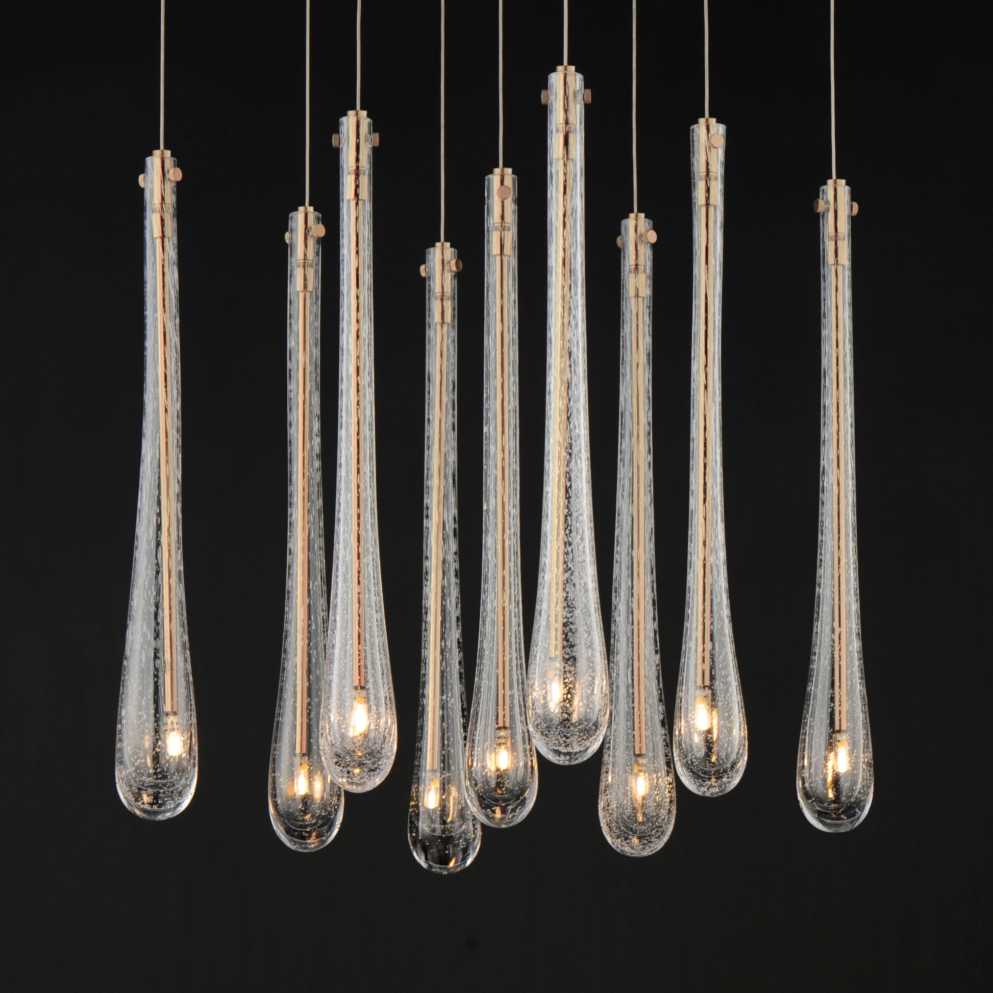 Stillo 9-Light LED Pendant Gold by ET2