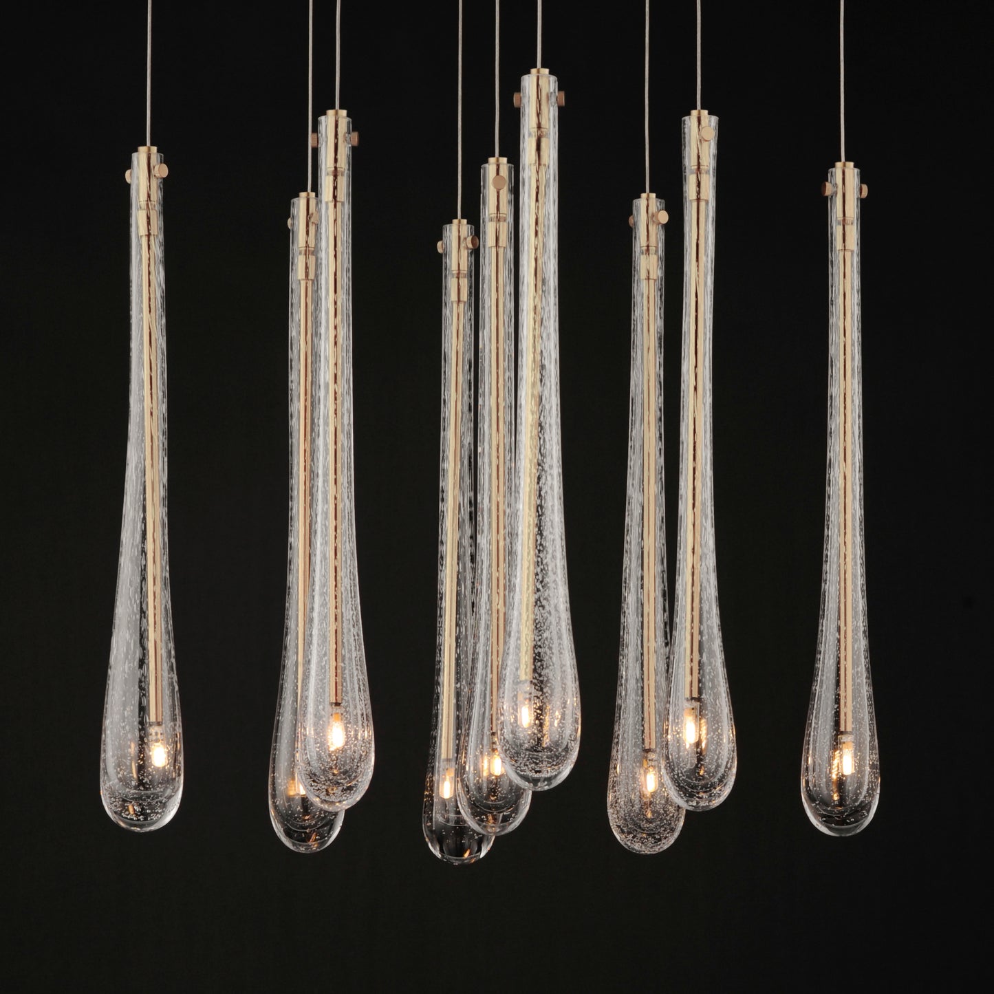 Stillo 9-Light LED Pendant Gold by ET2
