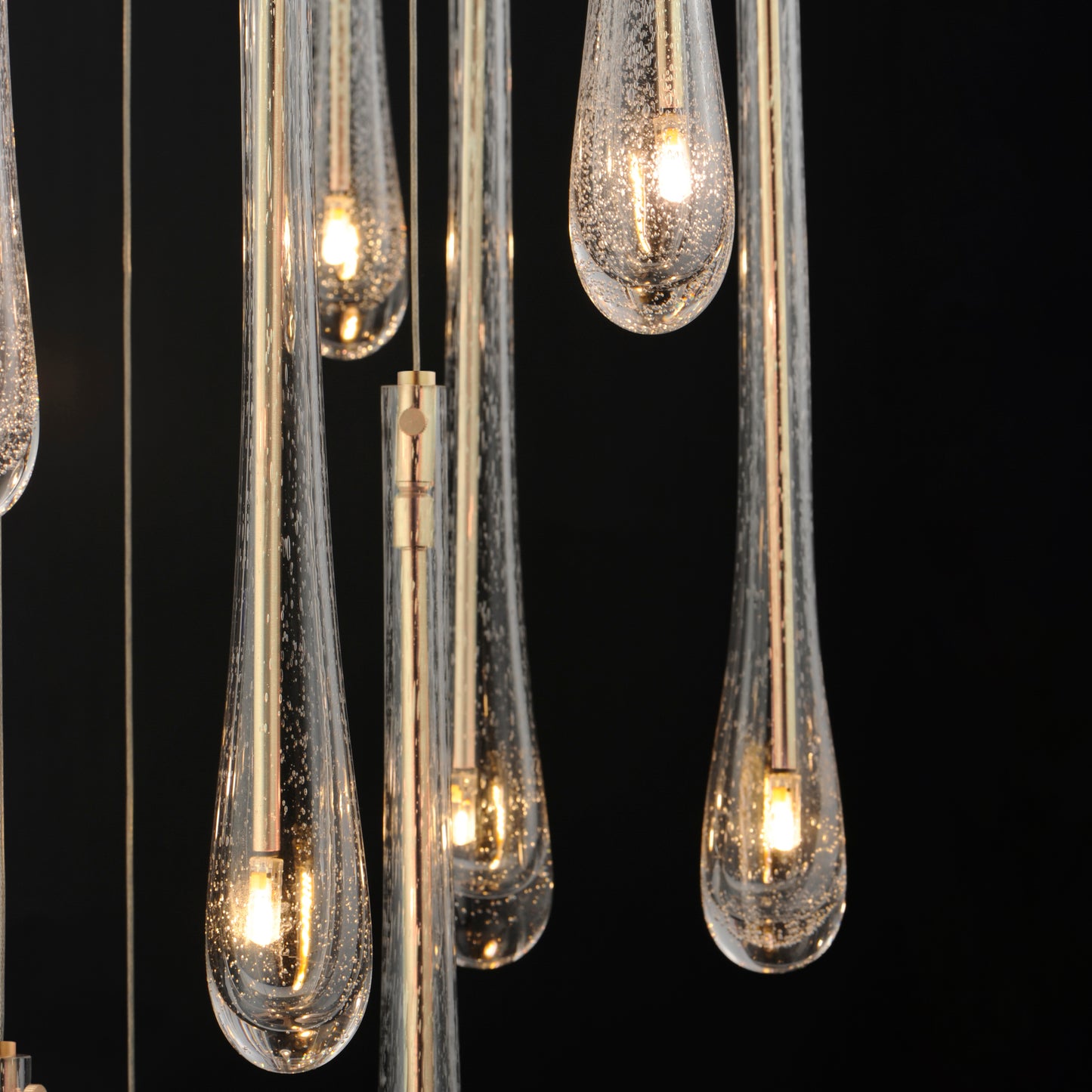 Stillo 9-Light LED Pendant Gold by ET2