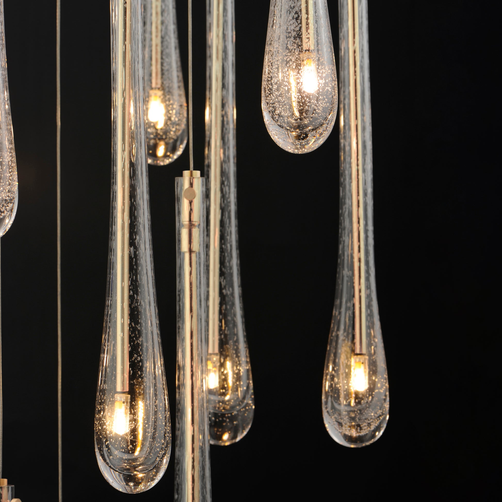 Stillo 9-Light LED Pendant Gold by ET2