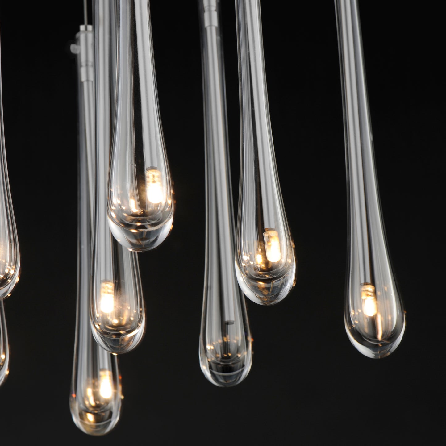 Stillo 9-Light LED Pendant Satin Nickel by ET2