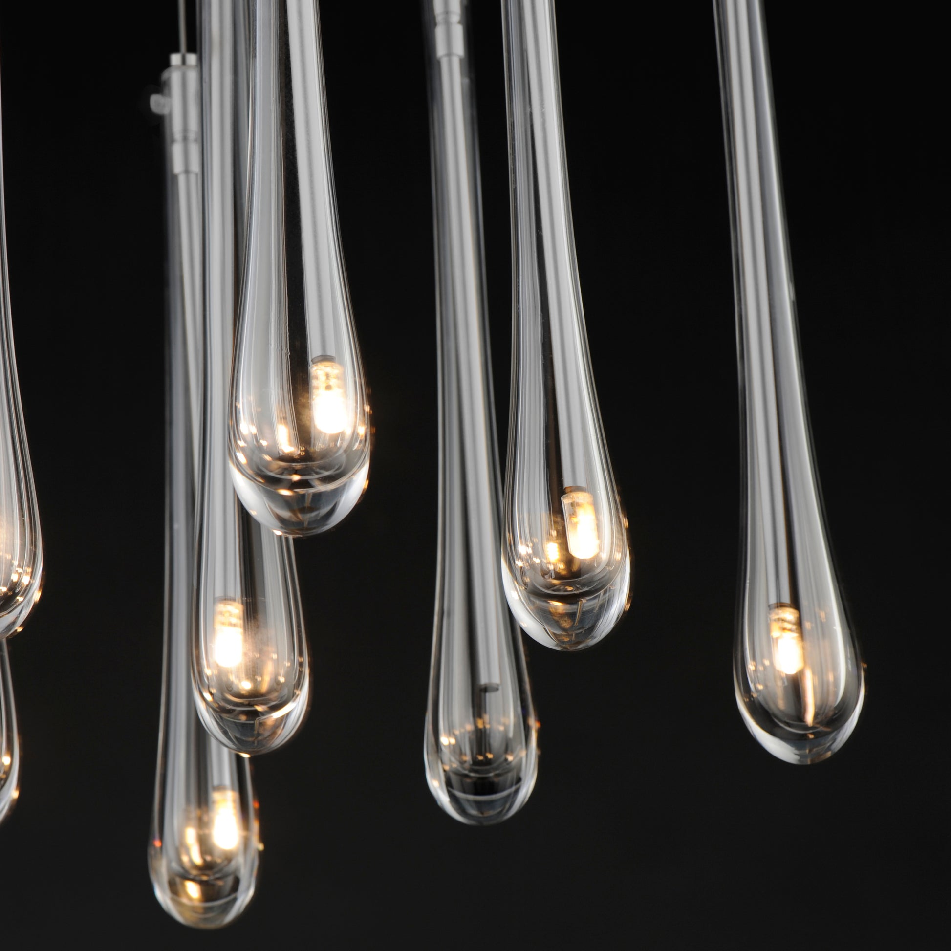 Stillo 9-Light LED Pendant Satin Nickel by ET2