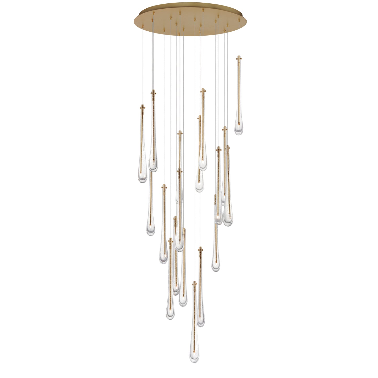 Stillo 18-Light LED Pendant Gold by ET2
