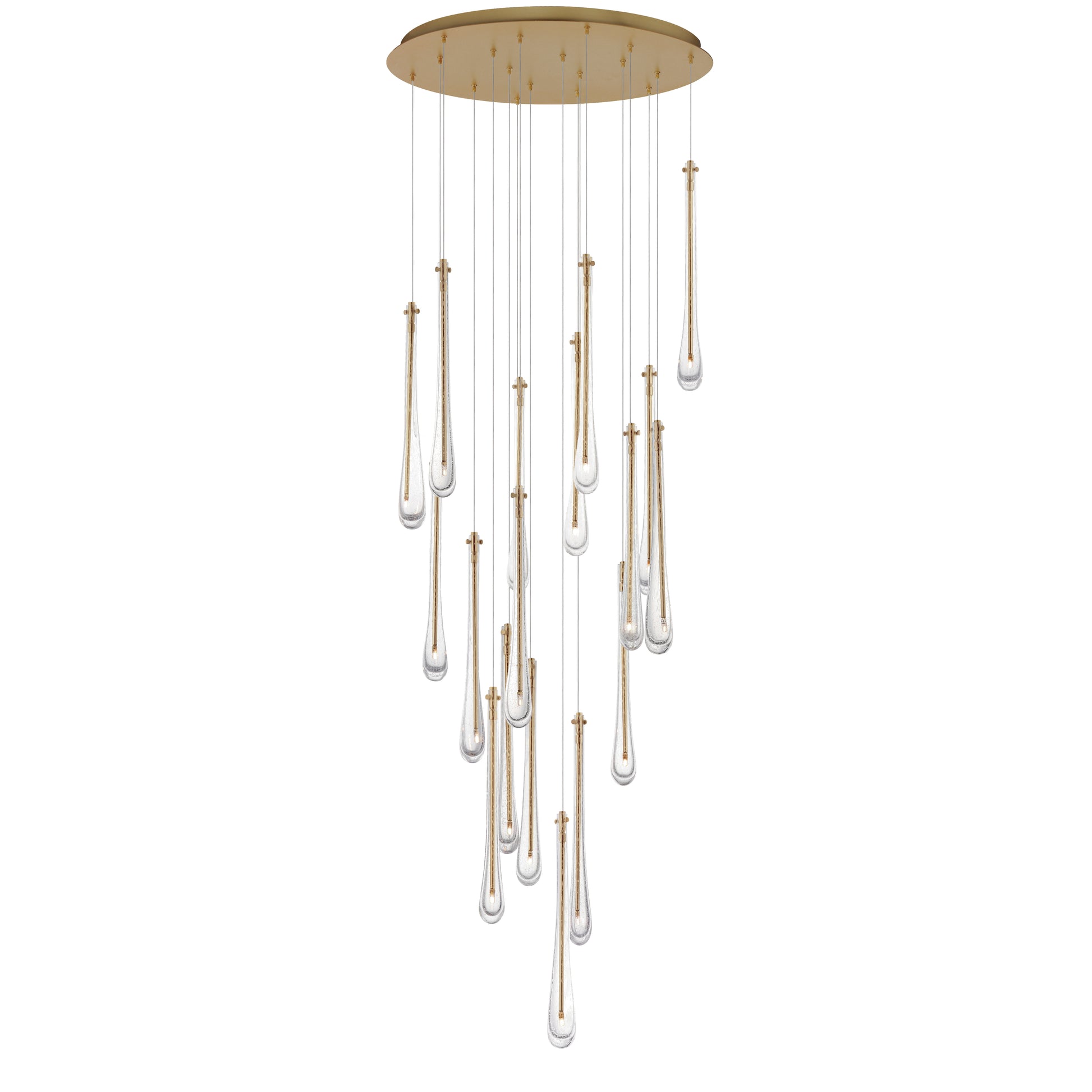 Stillo 18-Light LED Pendant Gold by ET2