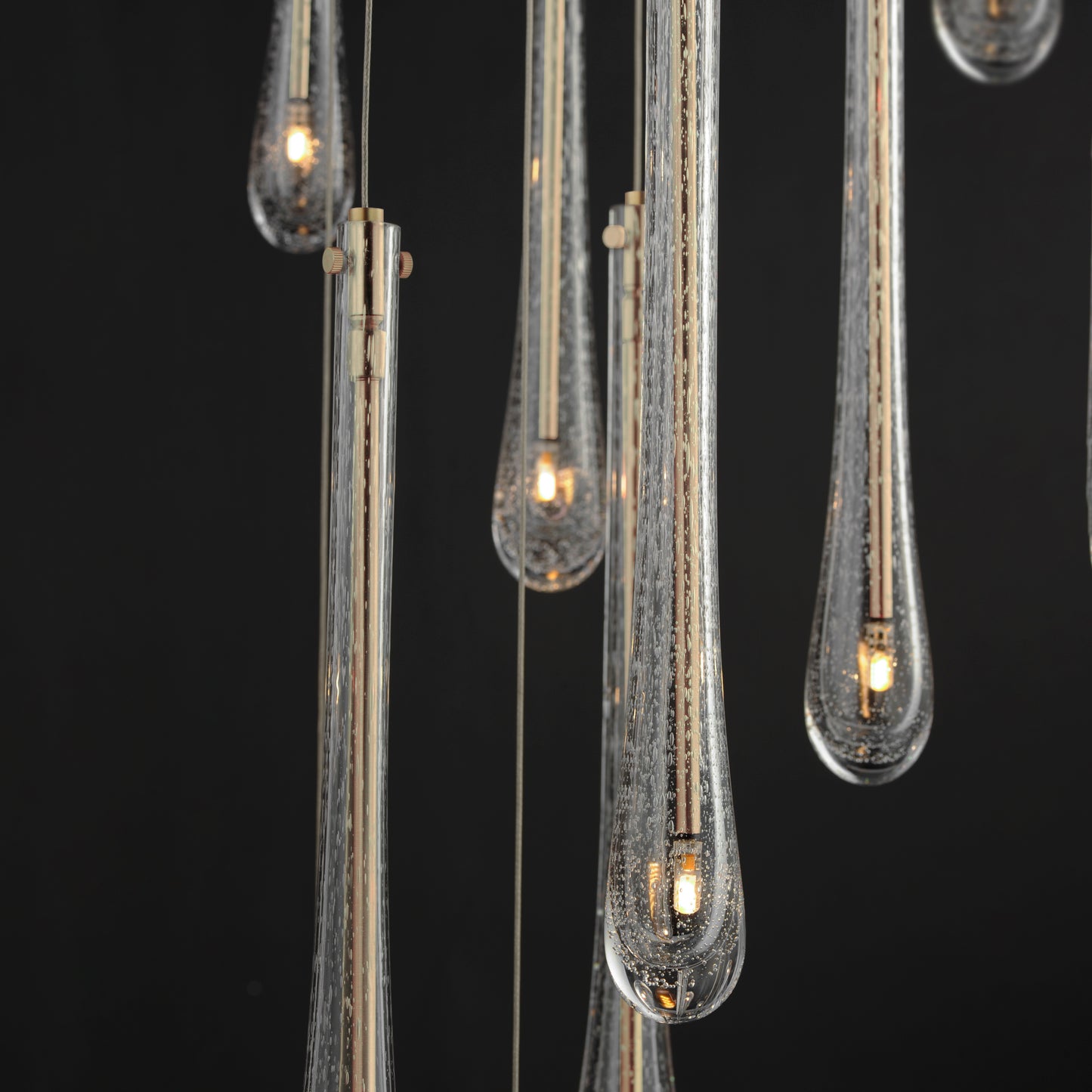Stillo 18-Light LED Pendant Gold by ET2