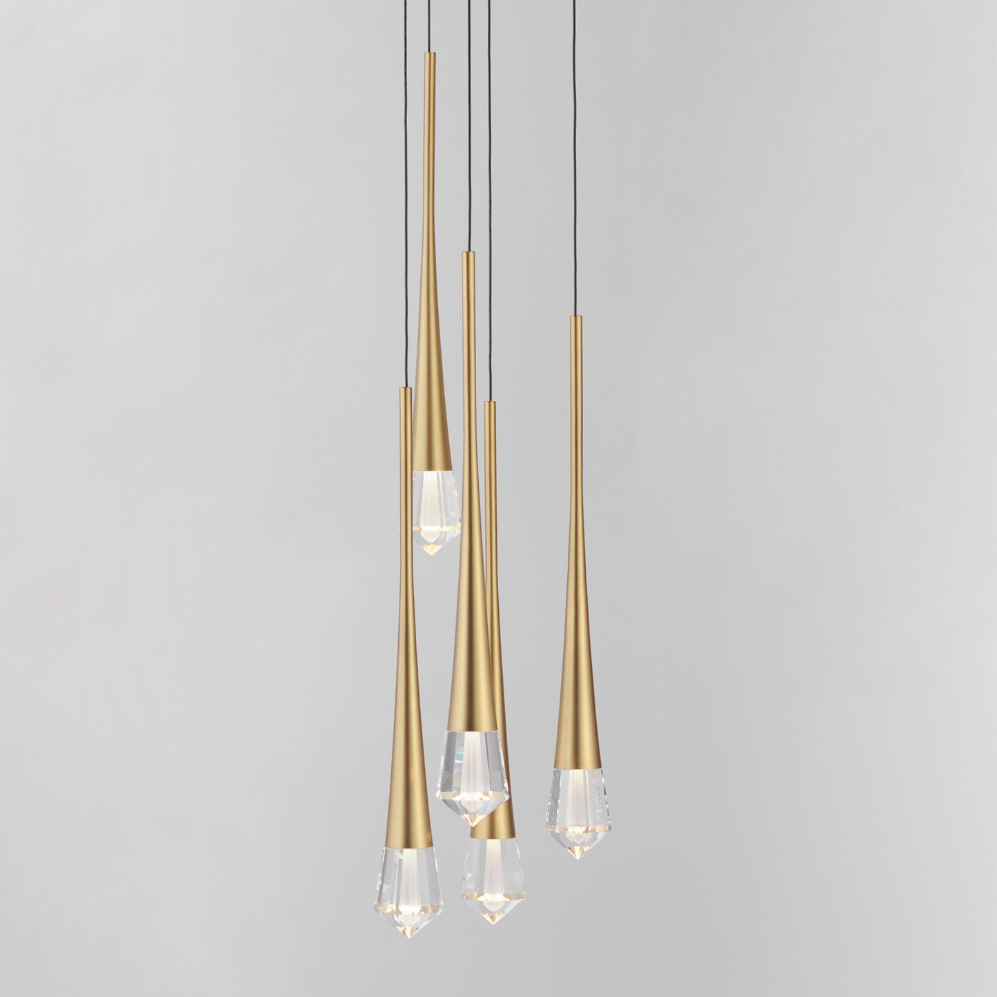 Pierce 5-Light LED Pendant Gold by ET2