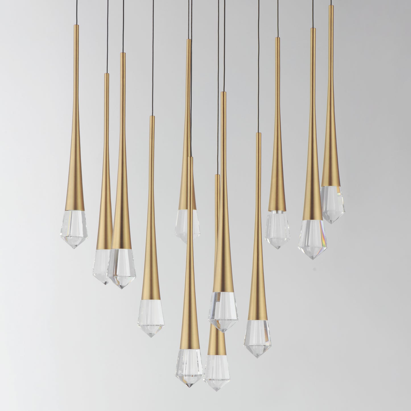 Pierce 12-Light LED Pendant Gold by ET2