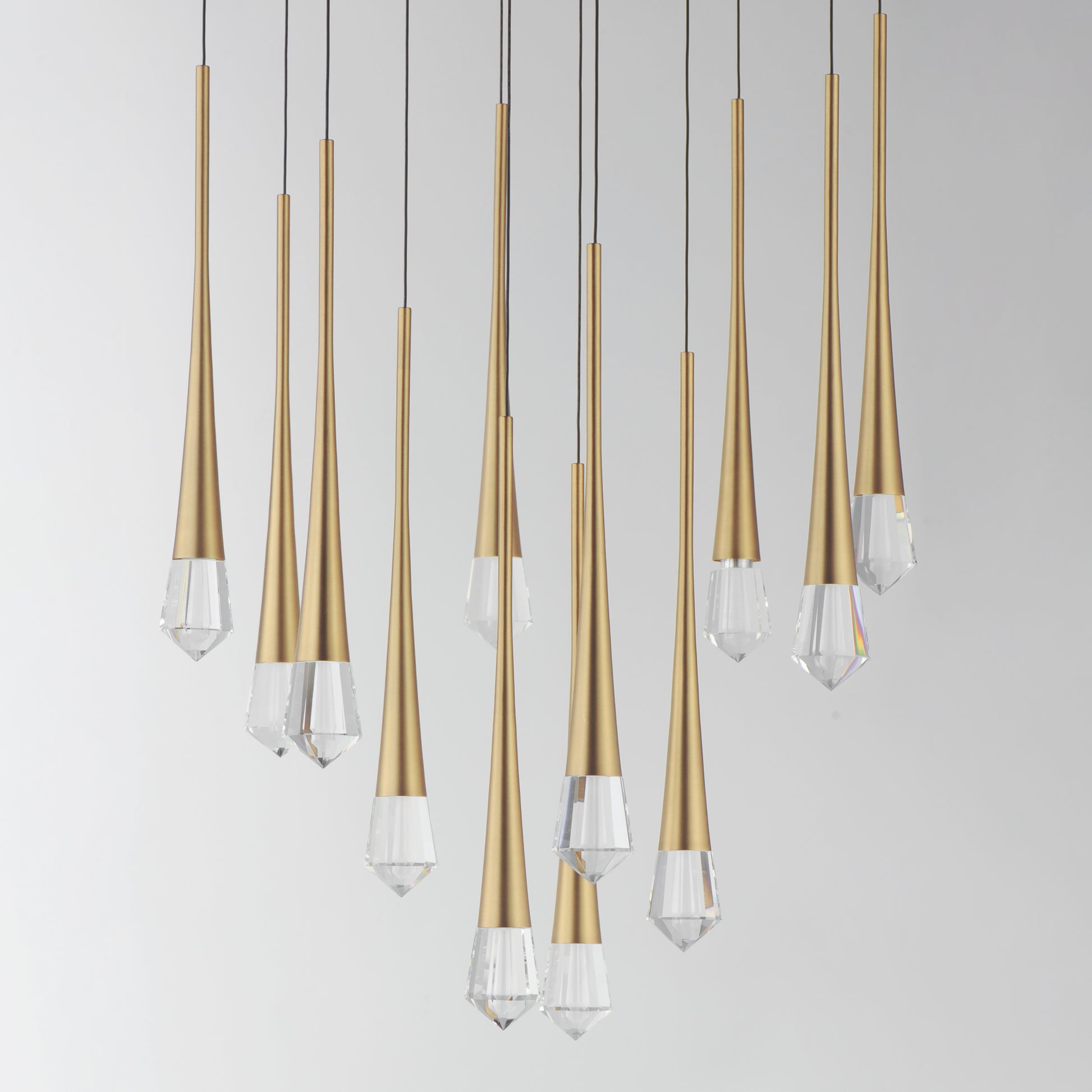 Pierce 12-Light LED Pendant Gold by ET2