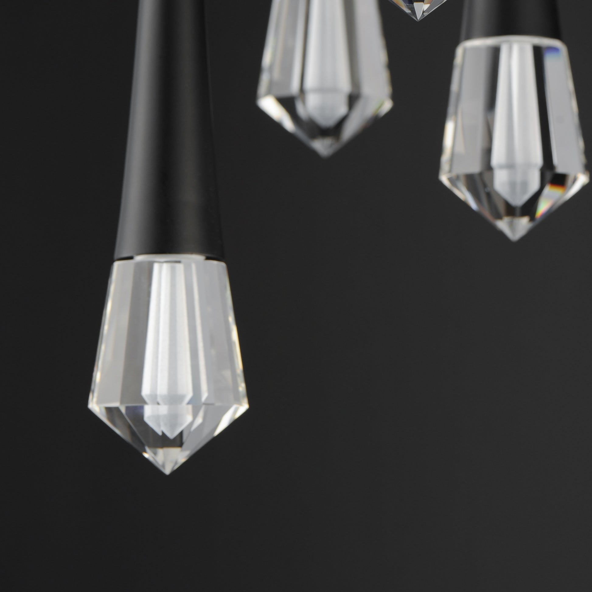 Pierce 16-Light LED Chandelier Black by ET2