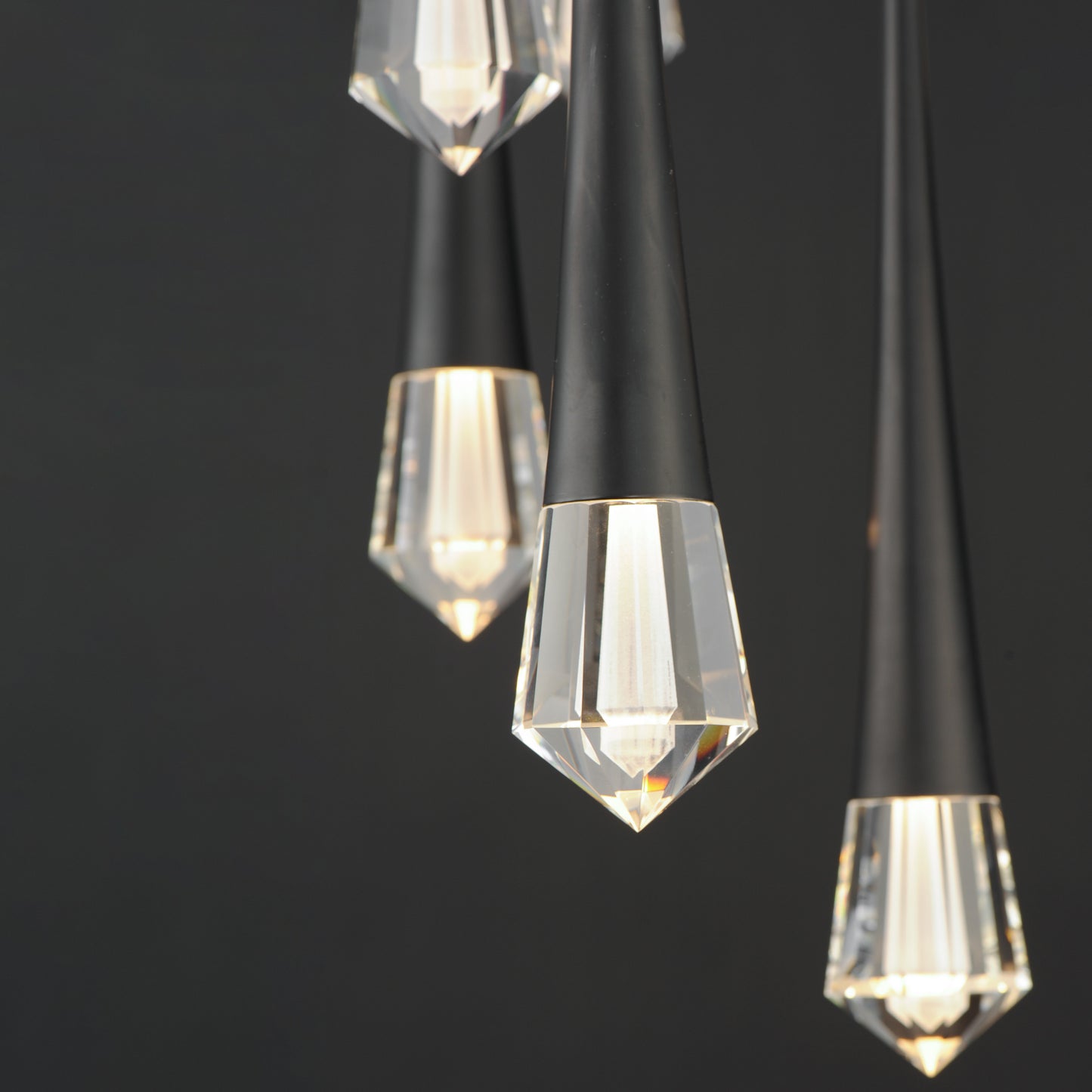 Pierce 16-Light LED Chandelier Black by ET2