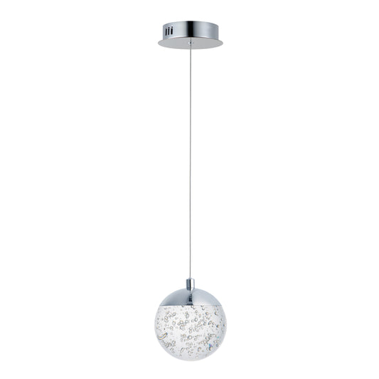 Orb II LED Pendant Polished Chrome by ET2
