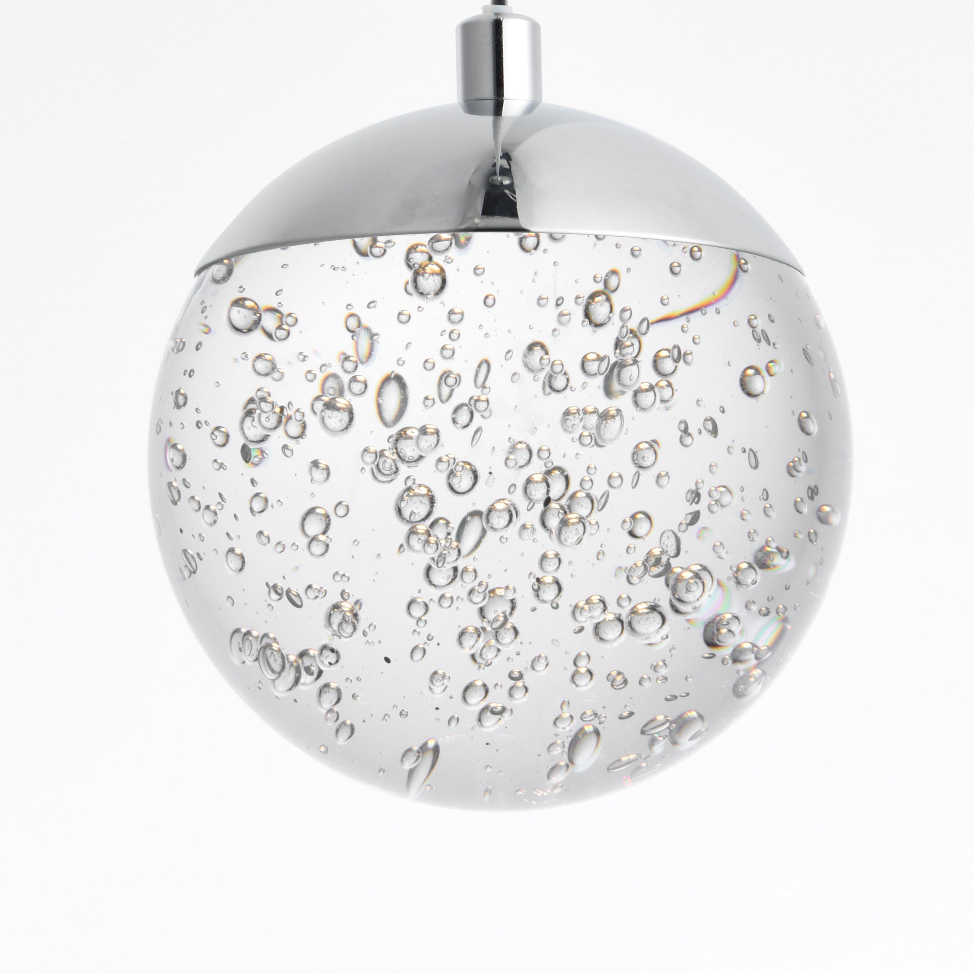 Orb II 3-Light LED Pendant Polished Chrome by ET2
