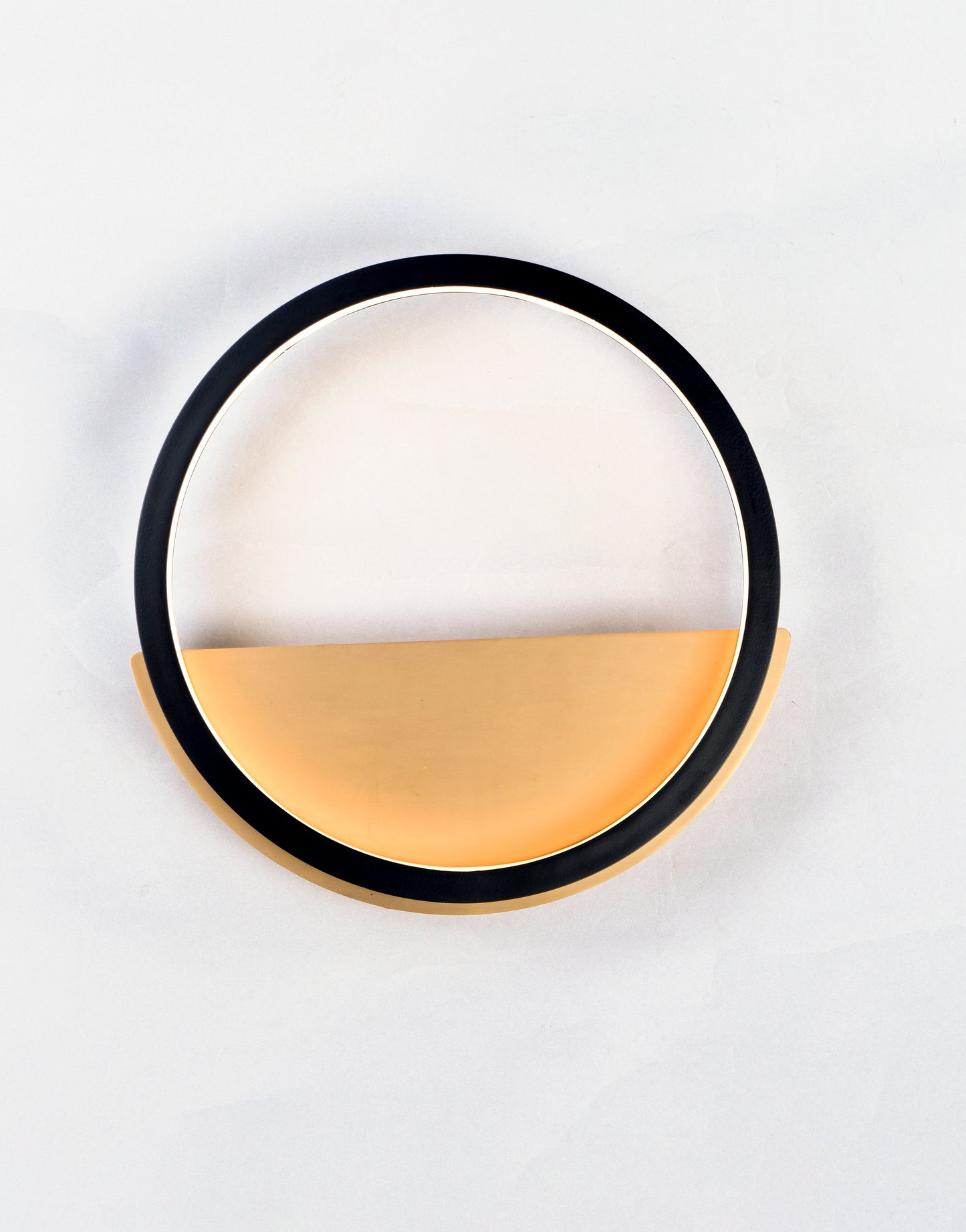 Hoopla LED Wall Sconce Black/Gold by ET2