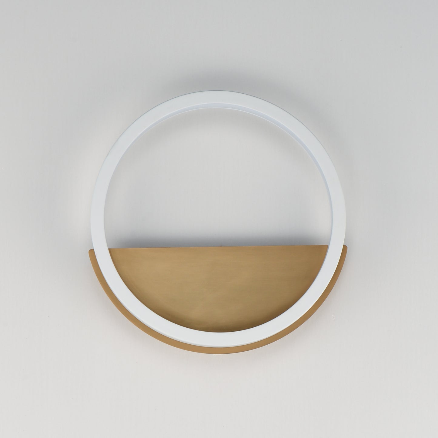 Hoopla LED Wall Sconce White/Gold by ET2