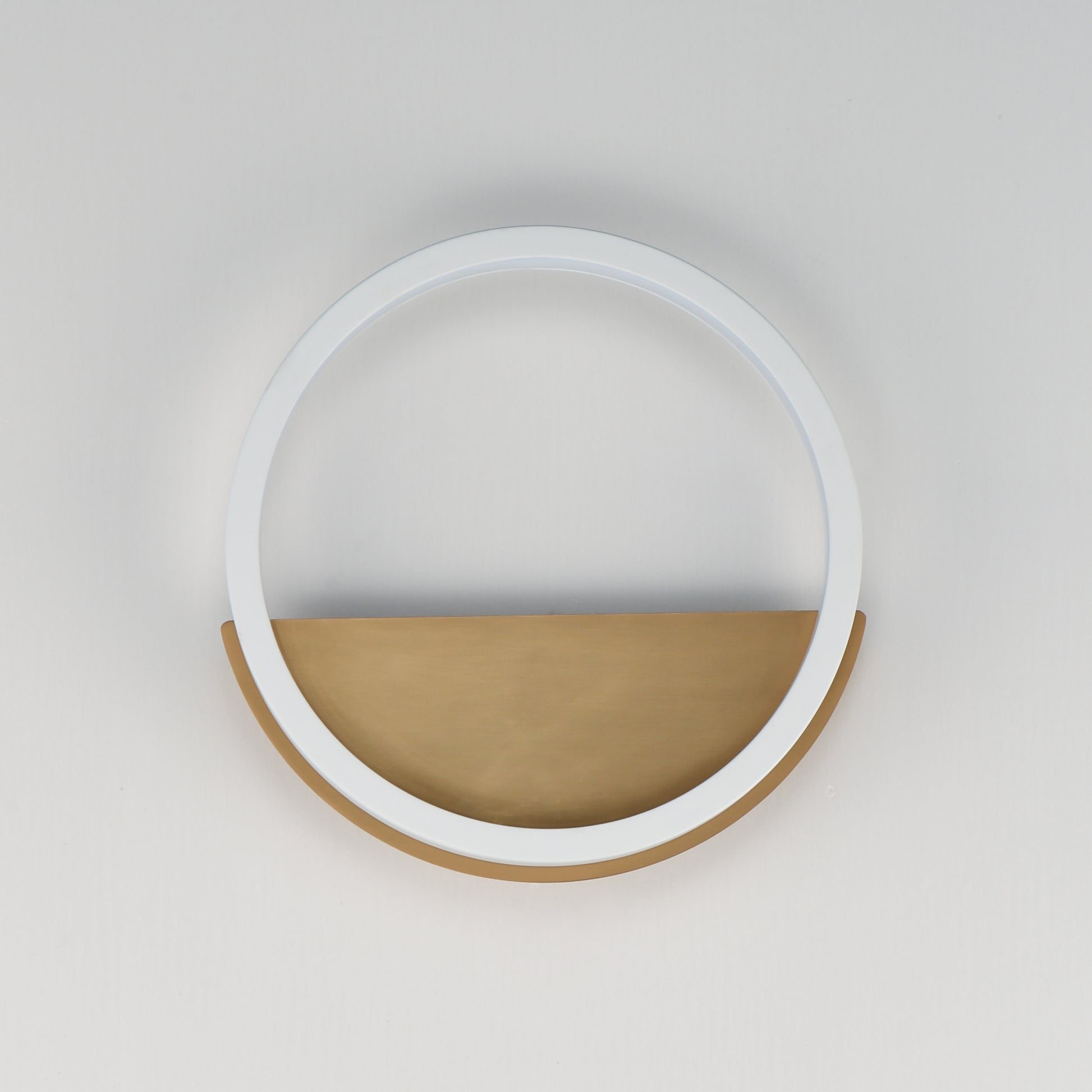 Hoopla LED Wall Sconce White/Gold by ET2
