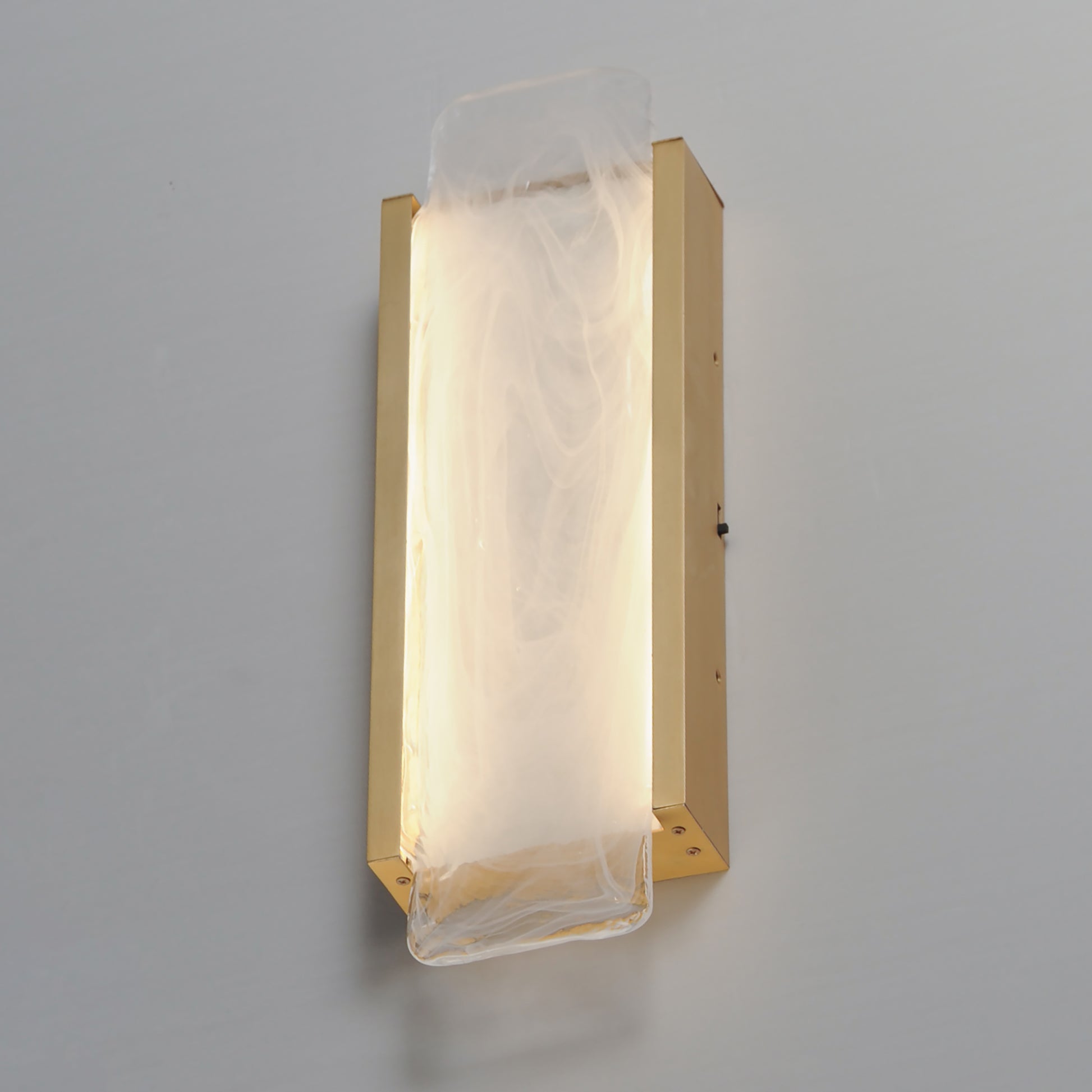 Celine 16" LED Bath Vanity Natural Aged Brass by ET2