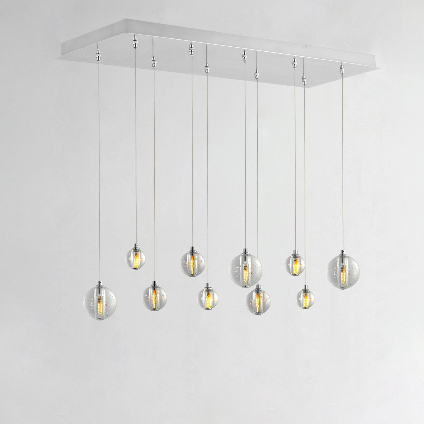 Harmony 10-Light LED Pendant Polished Chrome by ET2