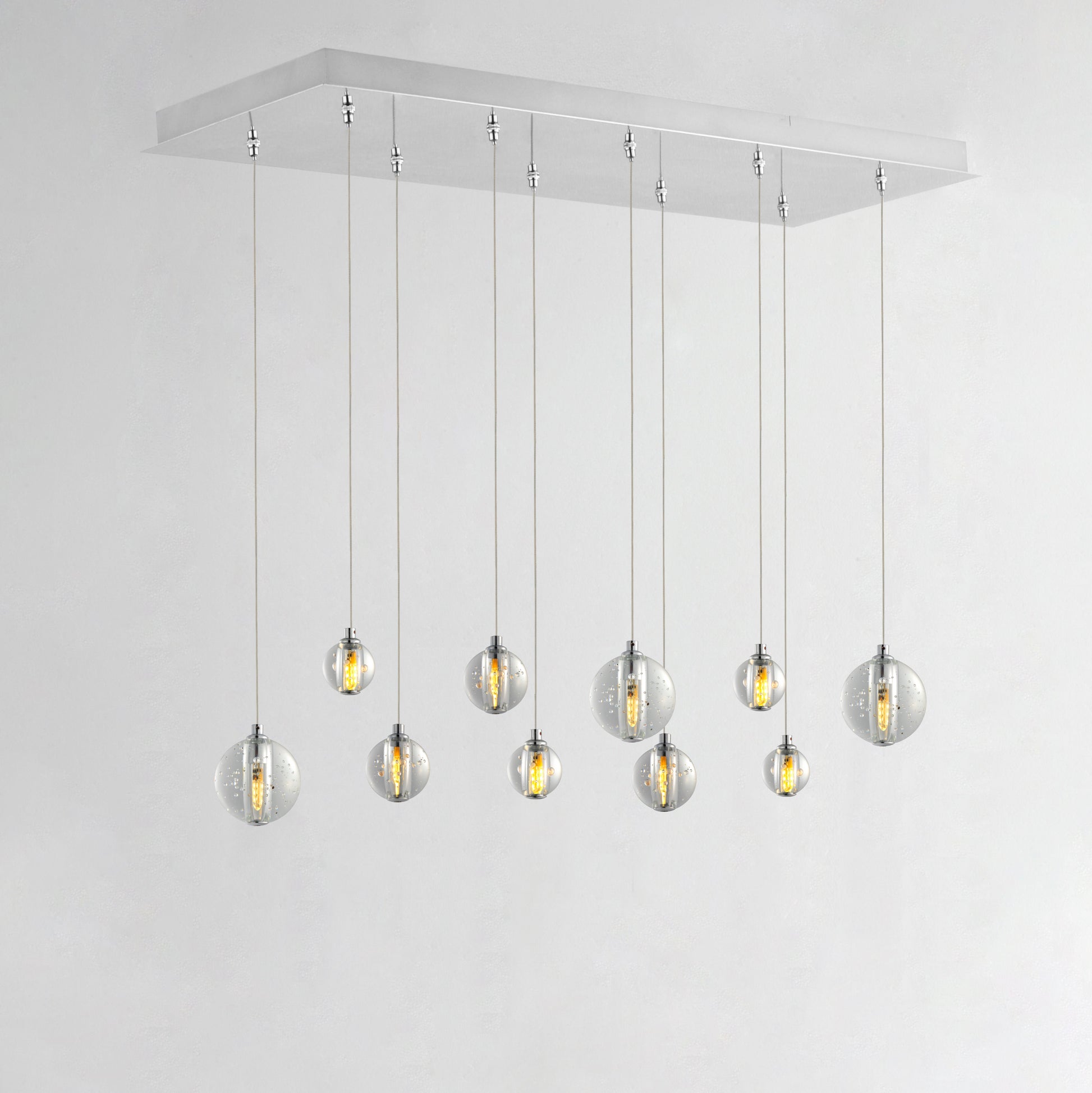 Harmony 10-Light LED Pendant Polished Chrome by ET2