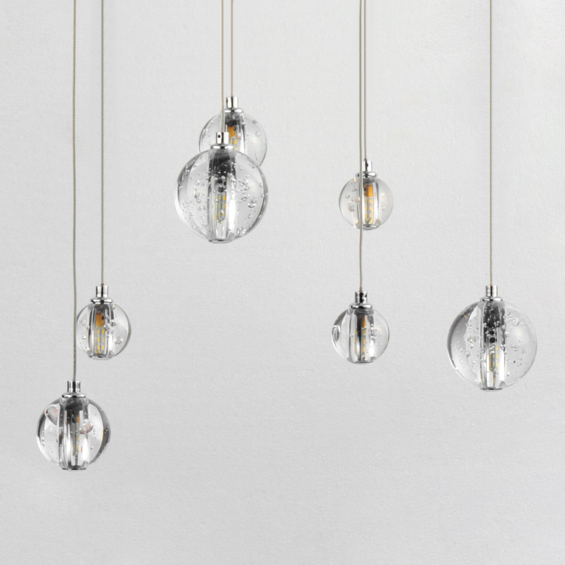 Harmony 10-Light LED Pendant Polished Chrome by ET2