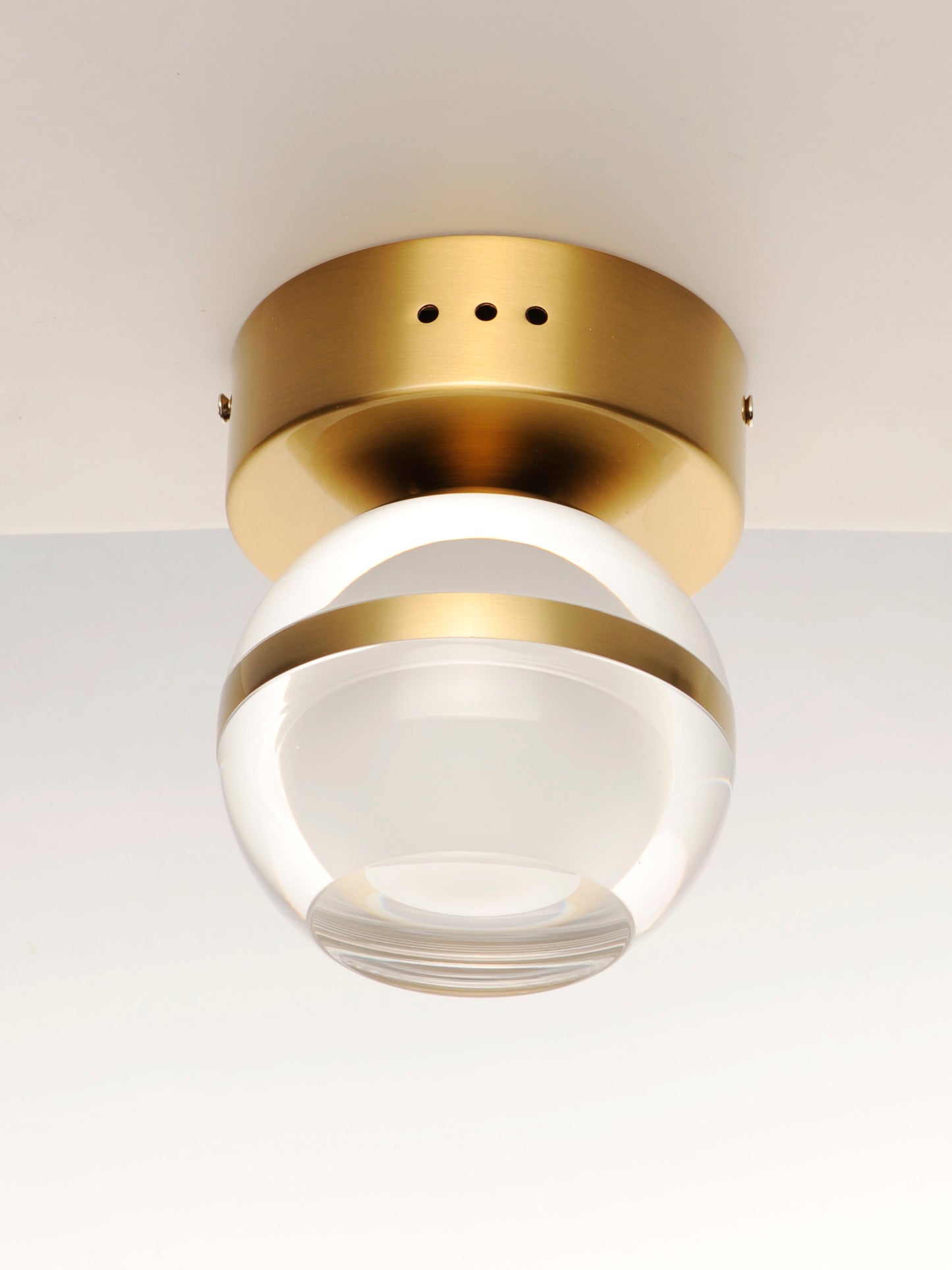 Swank LED Wall Sconce/Flush Mount Natural Aged Brass by ET2