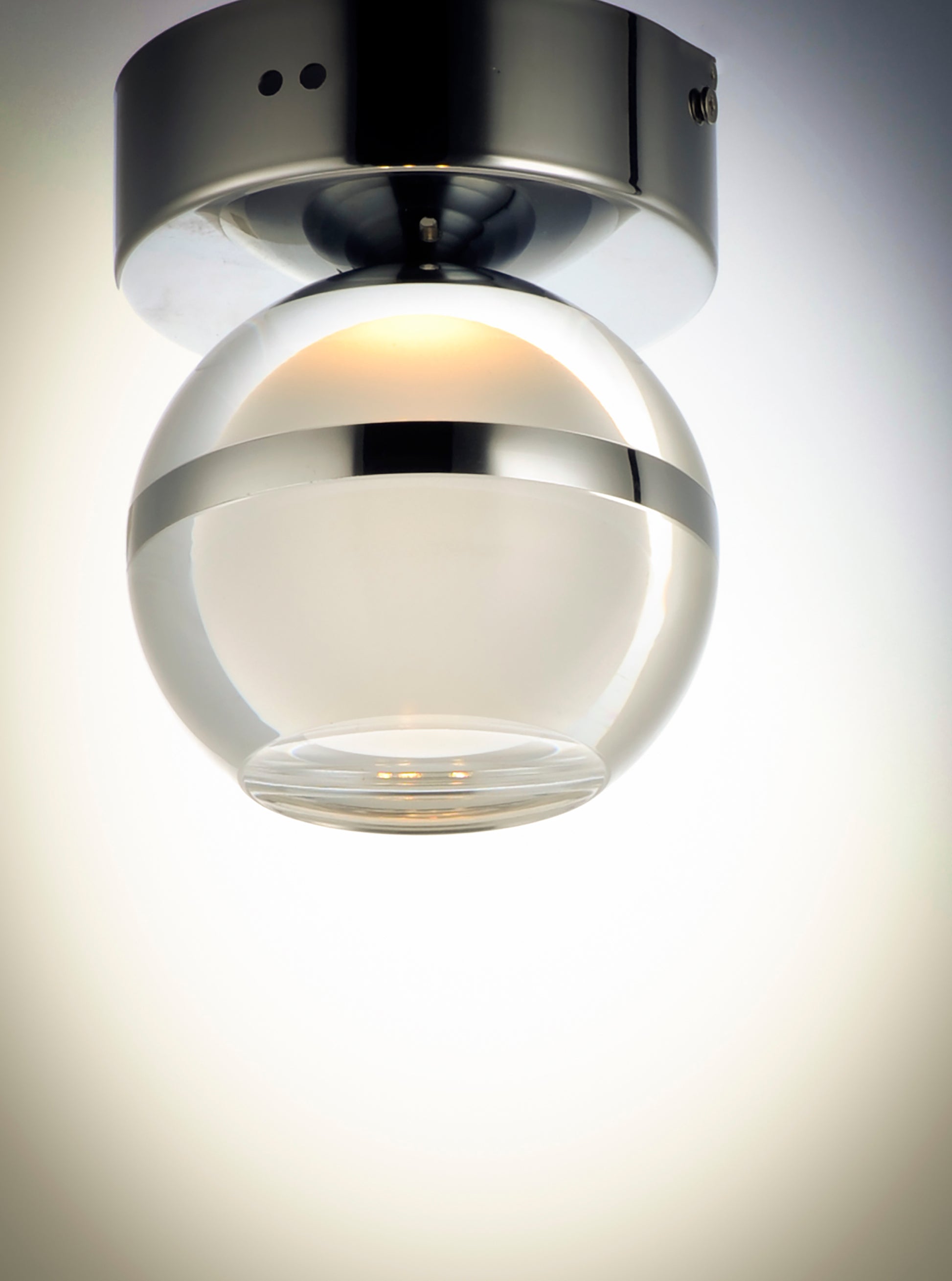Swank LED Wall Sconce/Flush Mount Polished Chrome by ET2