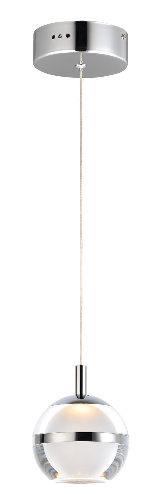 Swank LED Pendant Polished Chrome by ET2