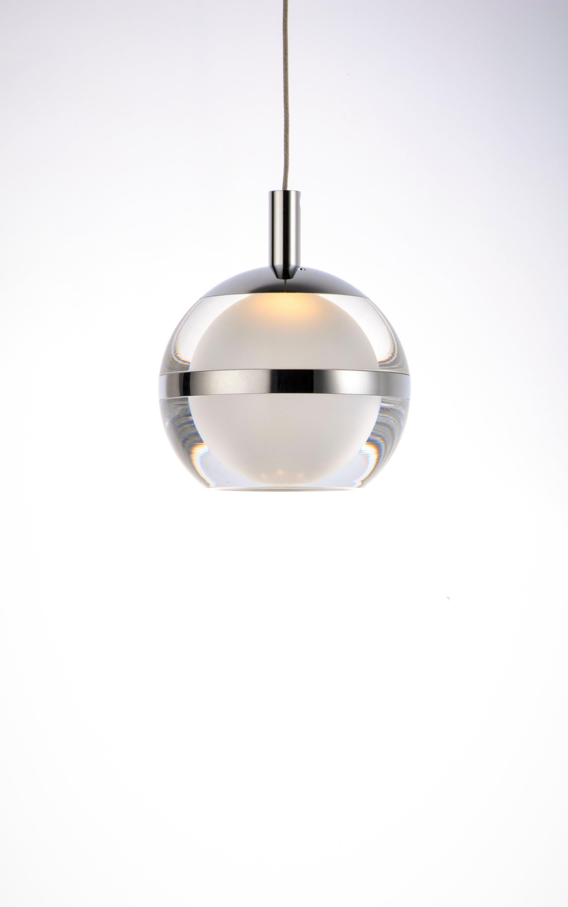 Swank LED Pendant Polished Chrome by ET2