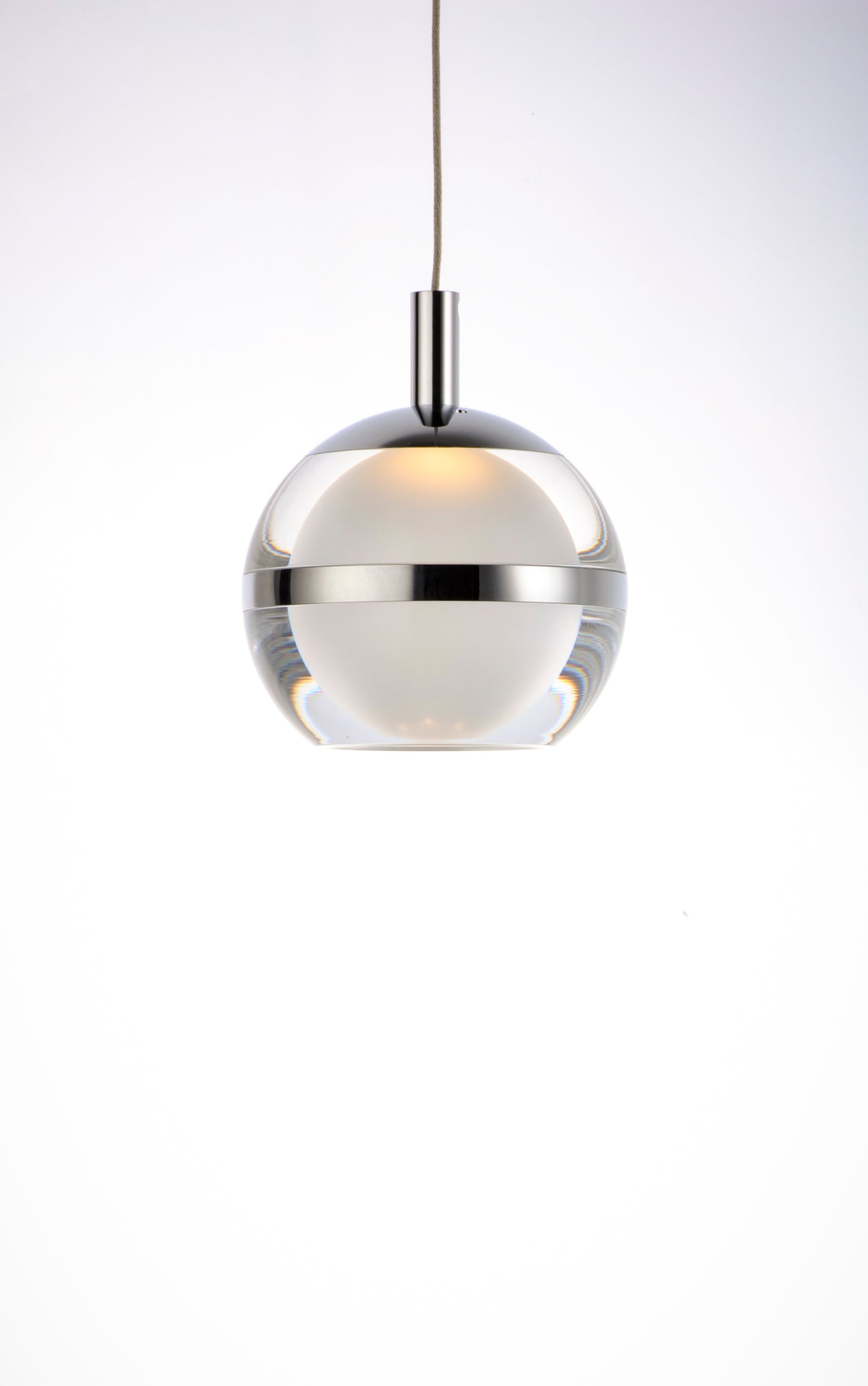 Swank 8-Light LED Pendant Polished Chrome by ET2