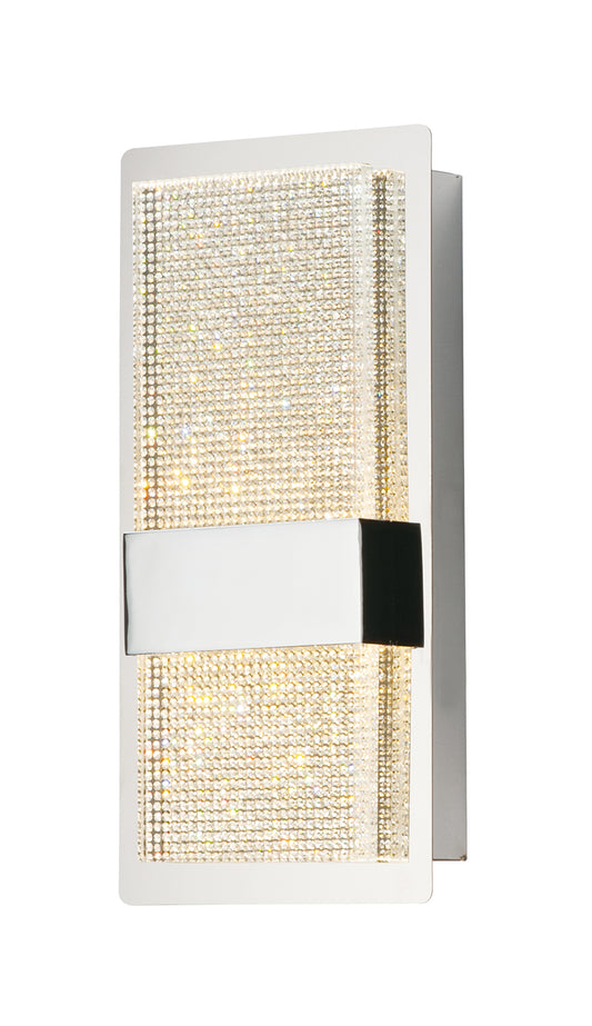 Sparkler 2-Light LED Wall Sconce Polished Chrome by ET2