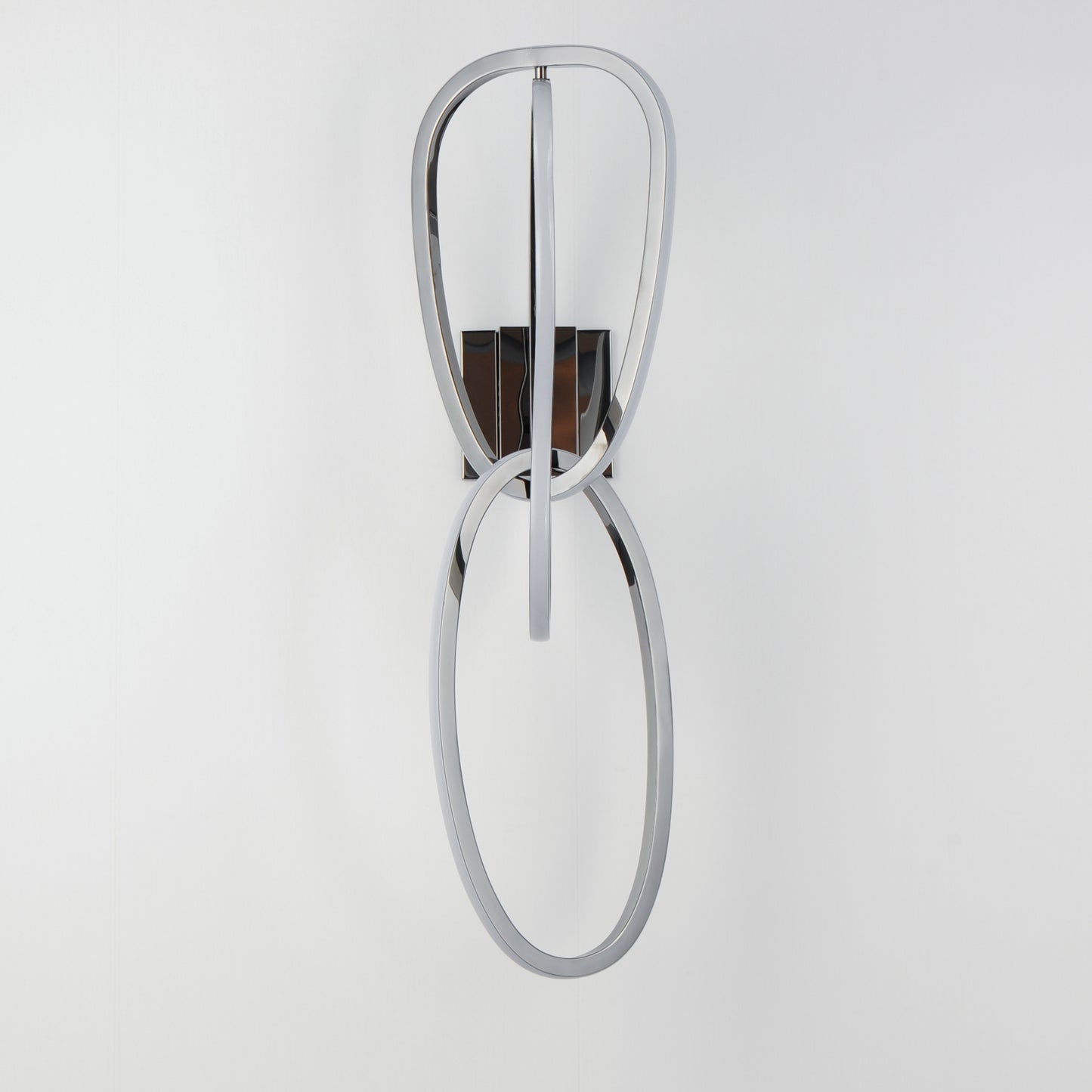 Unity 3-Light LED Wall Sconce Black Chrome by ET2