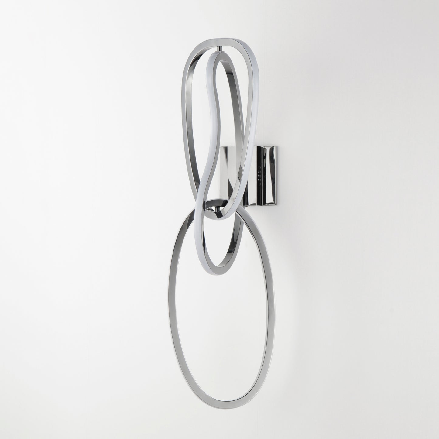 Unity 3-Light LED Wall Sconce Black Chrome by ET2