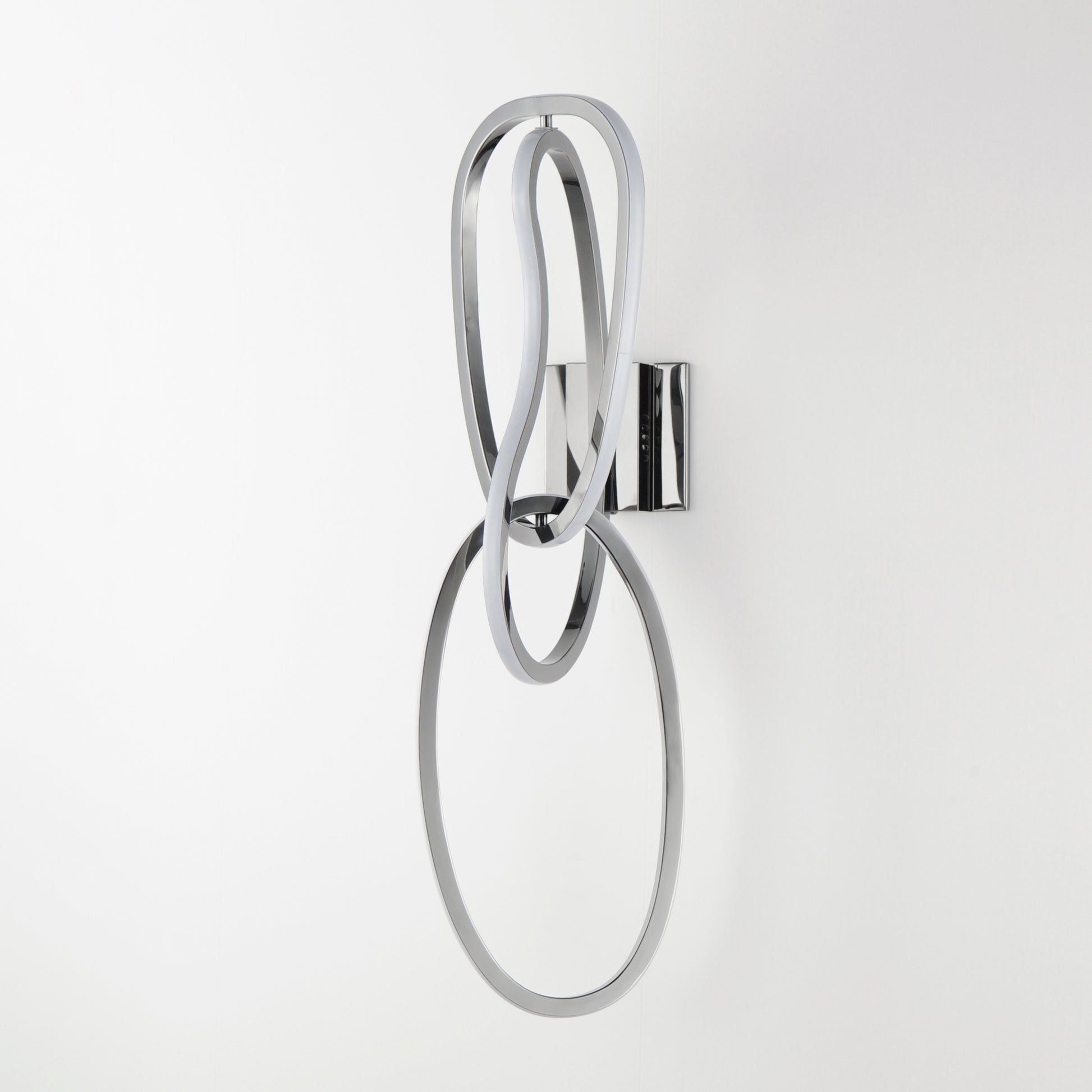 Unity 3-Light LED Wall Sconce Black Chrome by ET2