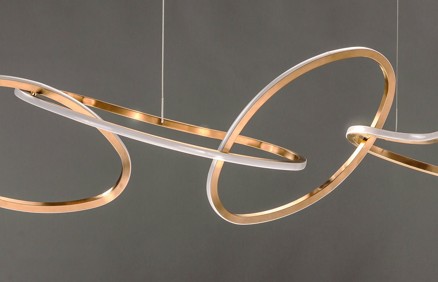 Unity 5-Light LED Pendant Brushed Champagne by ET2