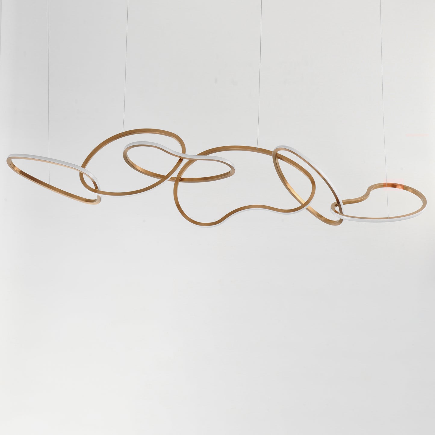 Unity 6-Light LED Pendant Brushed Champagne by ET2